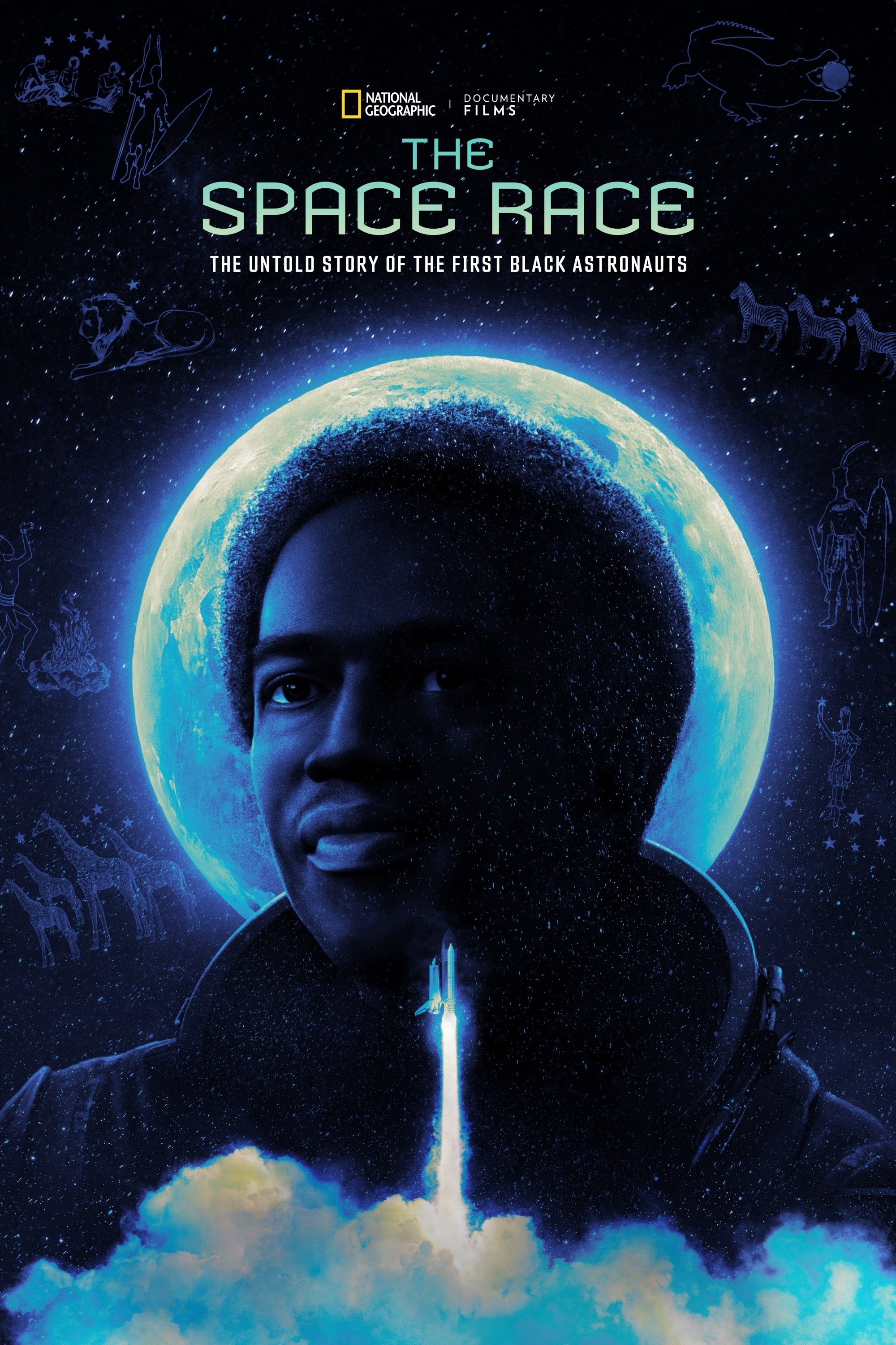 Poster de THE SPACE RACE en inglés
