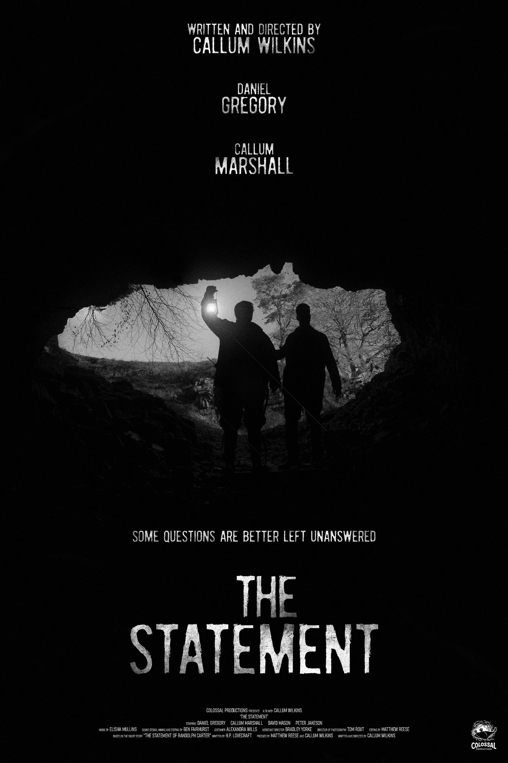 Poster de THE STATEMENT en inglés