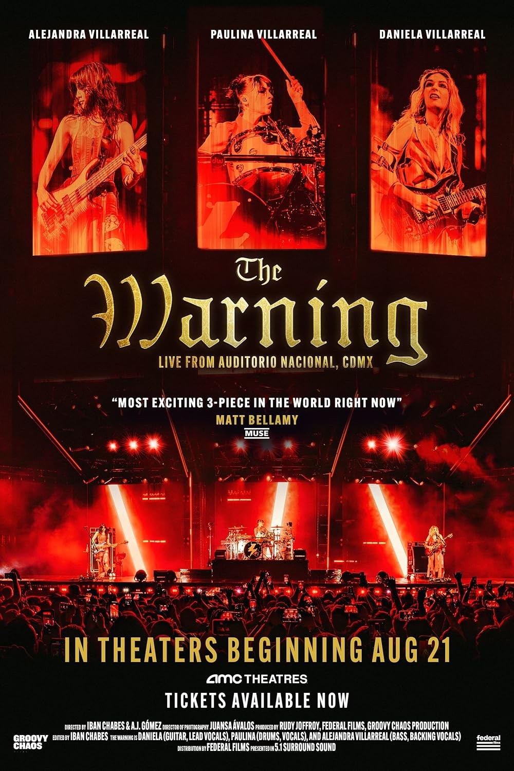 Poster de THE WARNING LIVE FROM AUDITORIO NACIONAL, CDMX