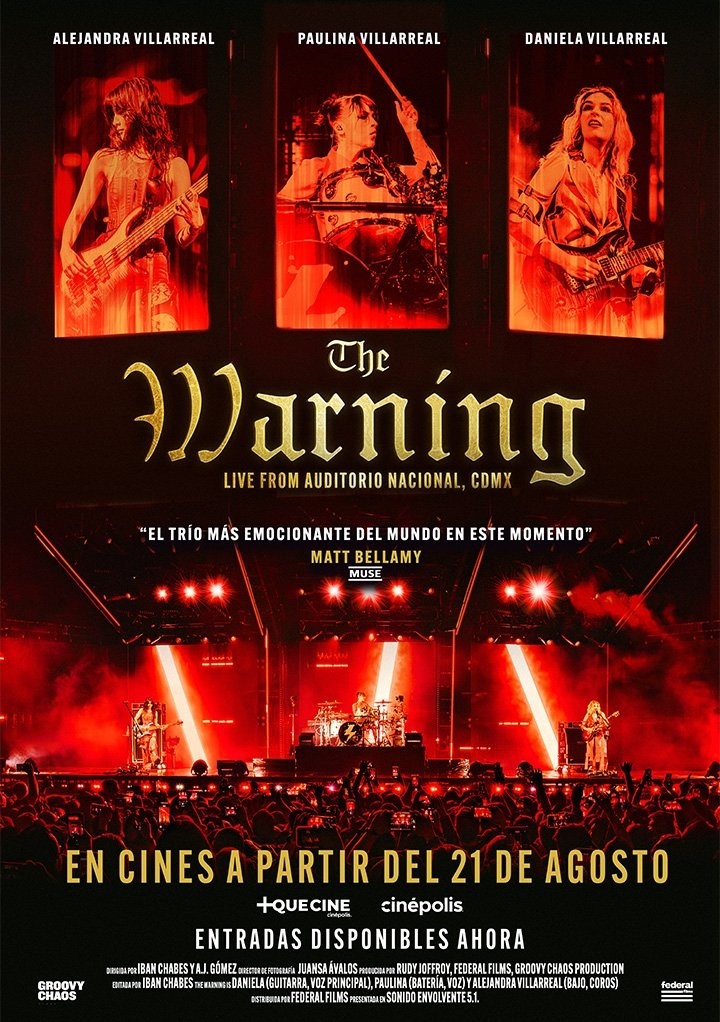 Poster de THE WARNING LIVE FROM AUDITORIO NACIONAL, CDMX en español