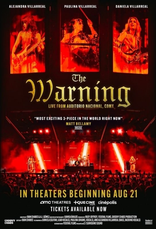 Poster de THE WARNING LIVE FROM AUDITORIO NACIONAL, CDMX en inglés