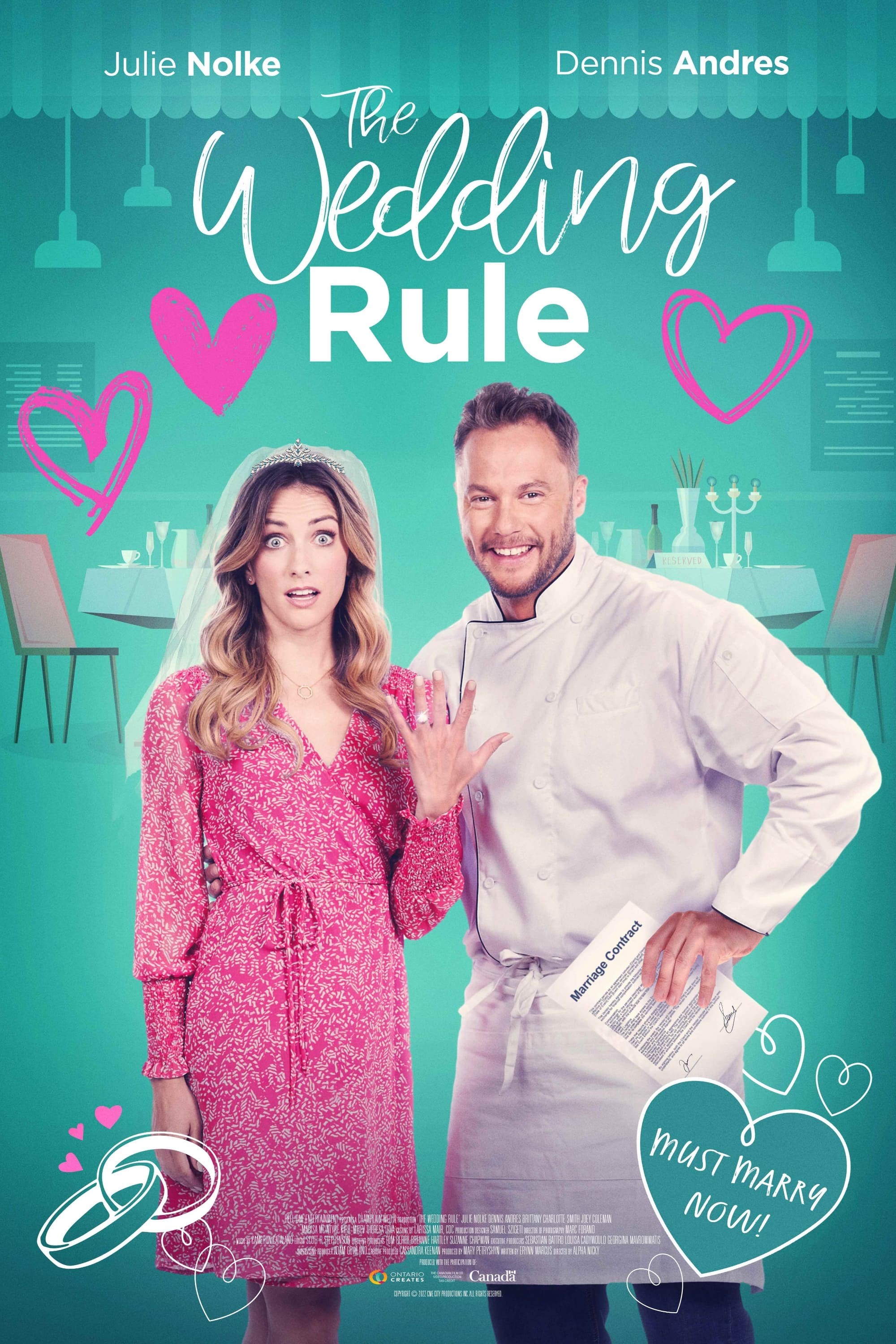 Poster de THE WEDDING RULE en inglés