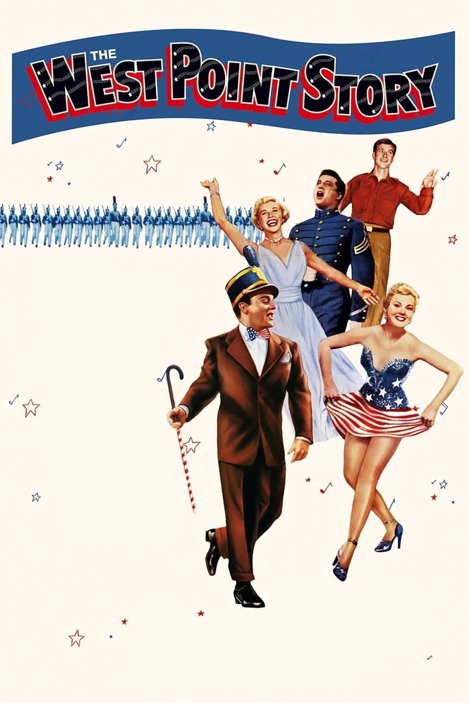 Poster de THE WEST POINT STORY en inglés