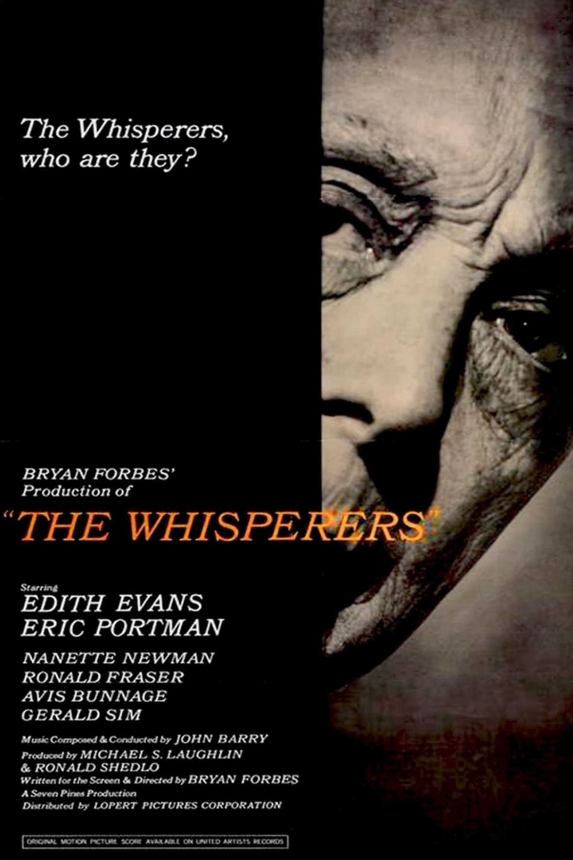 Poster de THE WHISPERERS en inglés