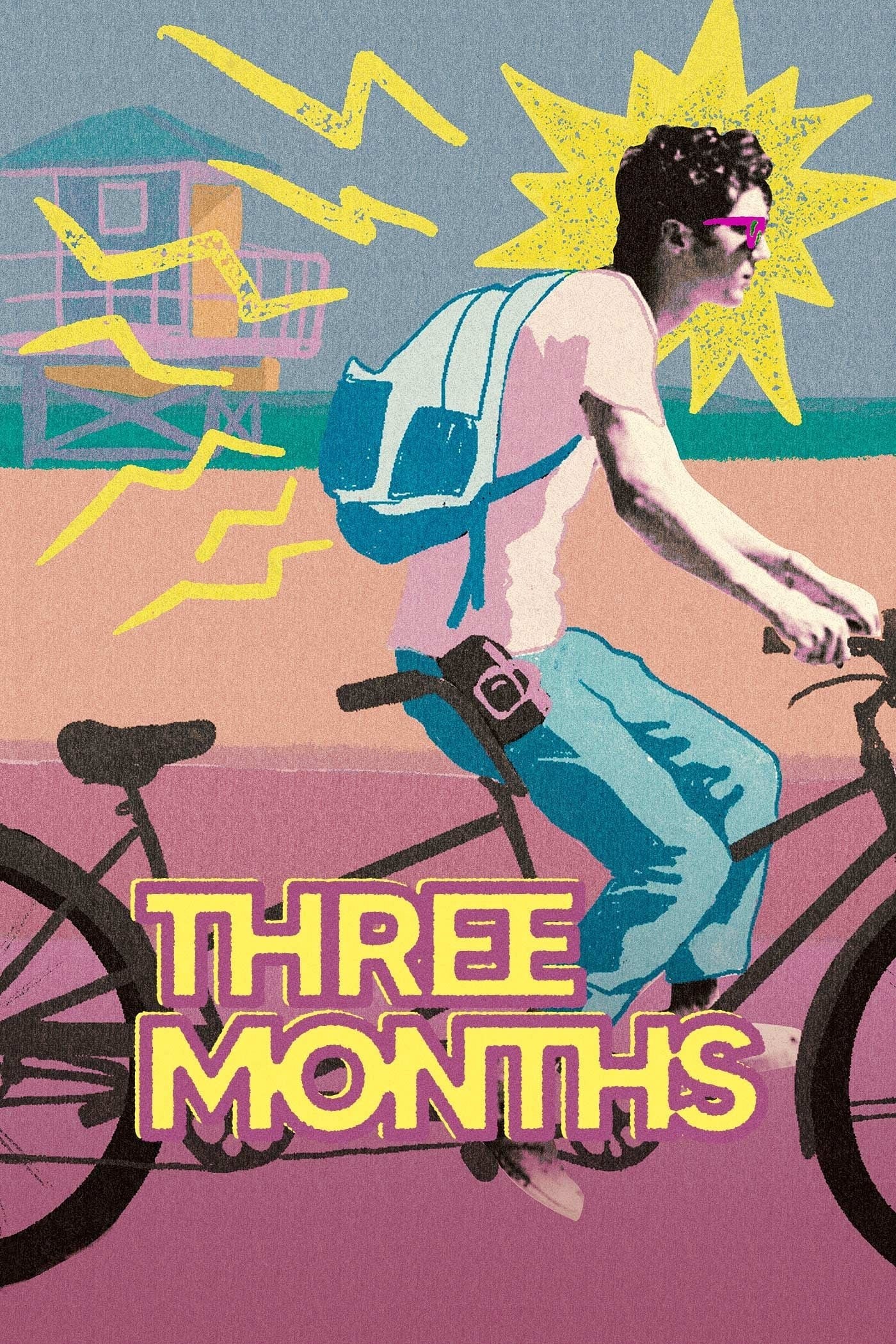Poster de THREE MONTHS en inglés