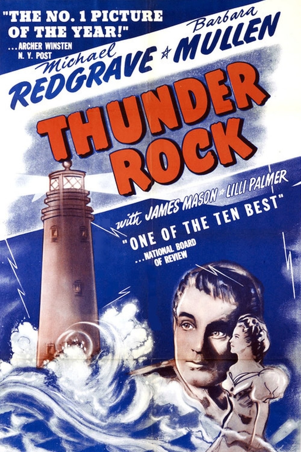 Poster de THUNDER ROCK en inglés