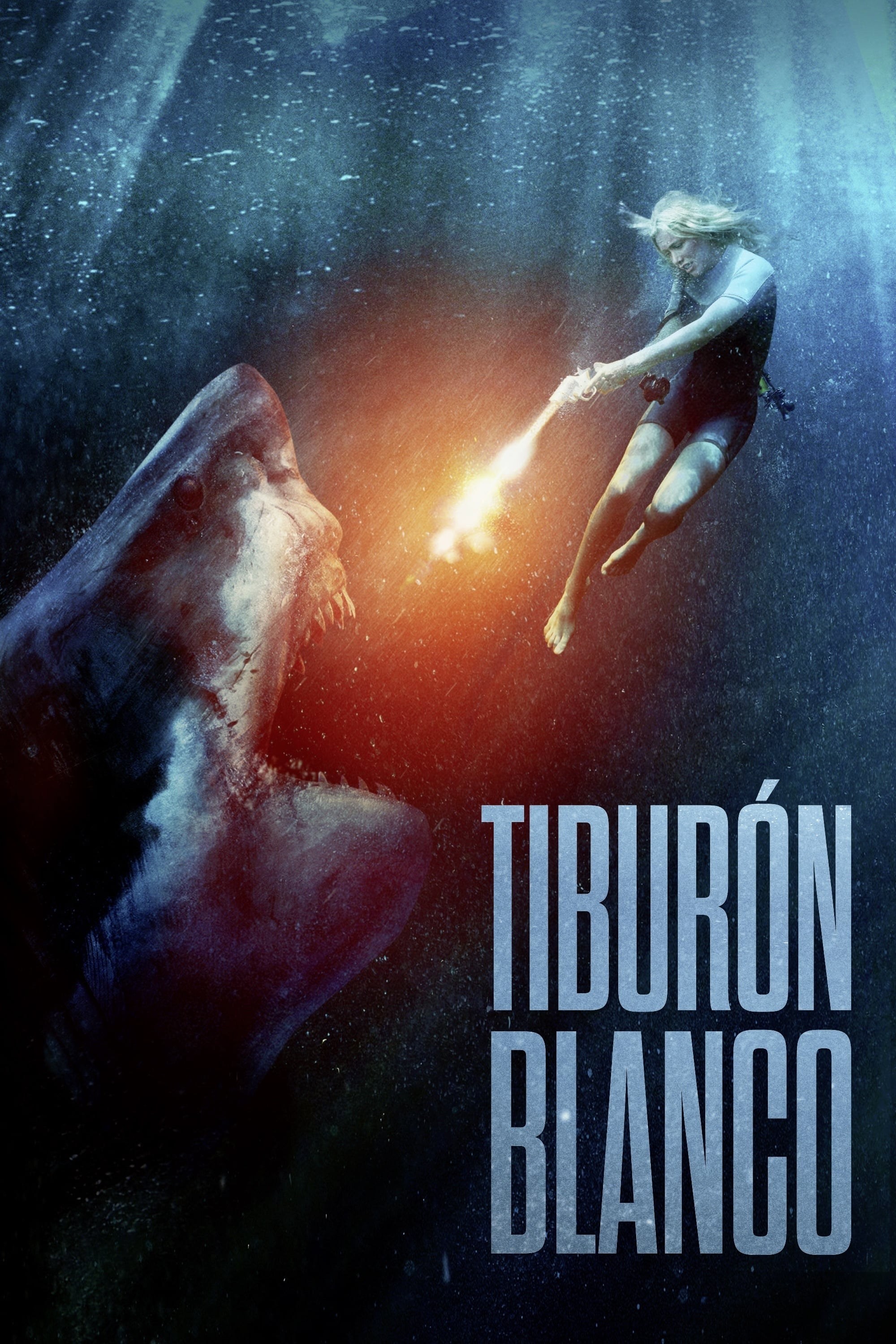 Poster de TIBURÓN BLANCO en español