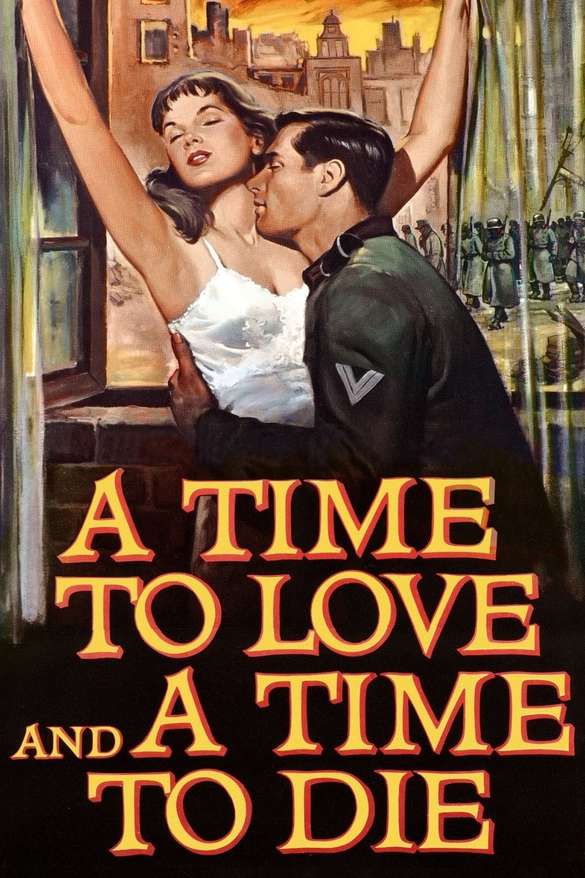 Poster de TIEMPO DE AMAR, TIEMPO DE MORIR en inglés