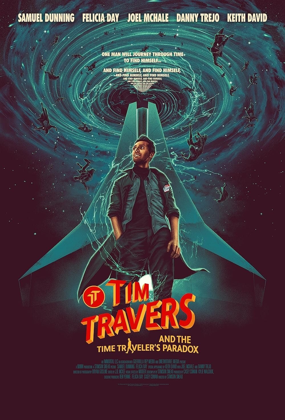 Poster de TIM TRAVERS & THE TIME TRAVELERS PARADOX en inglés