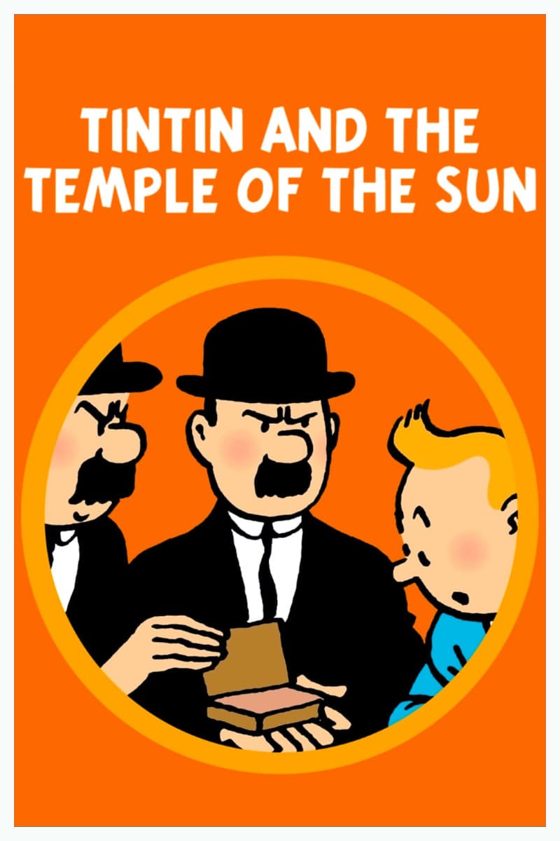 Poster de TINTÍN EN EL TEMPLO DEL SOL en inglés