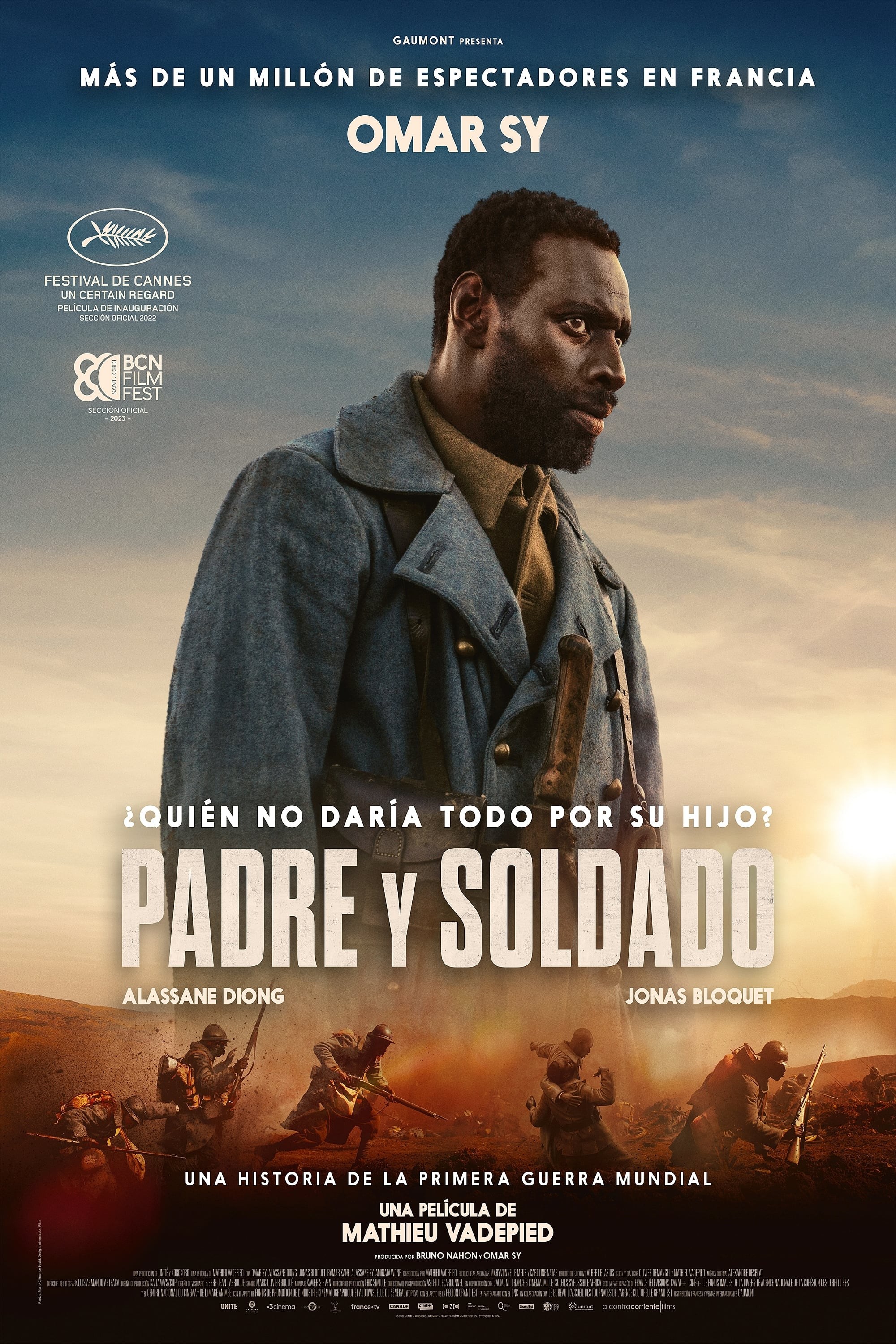 Poster de PADRE Y SOLDADO en español