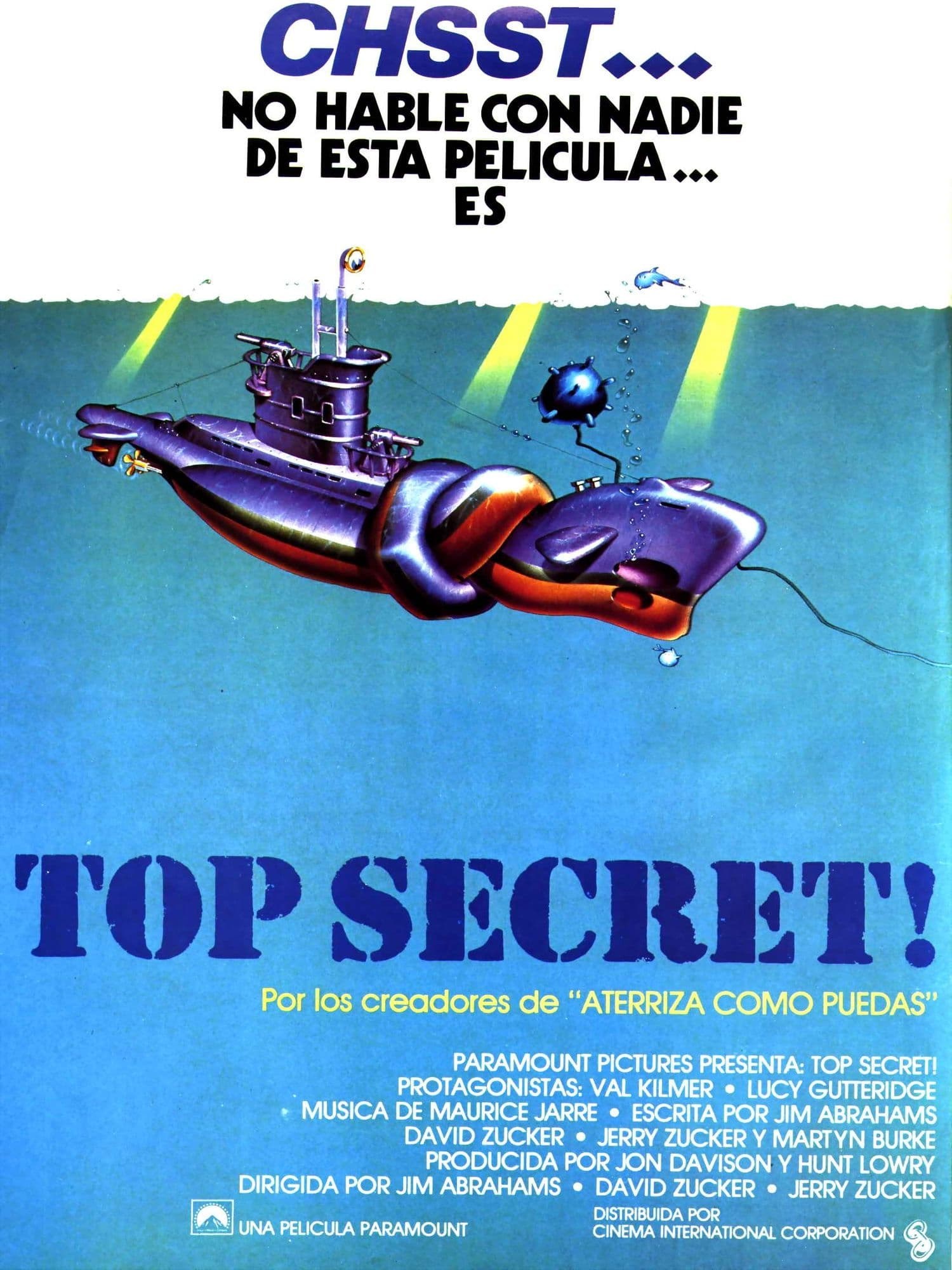 Poster de TOP SECRET! en español