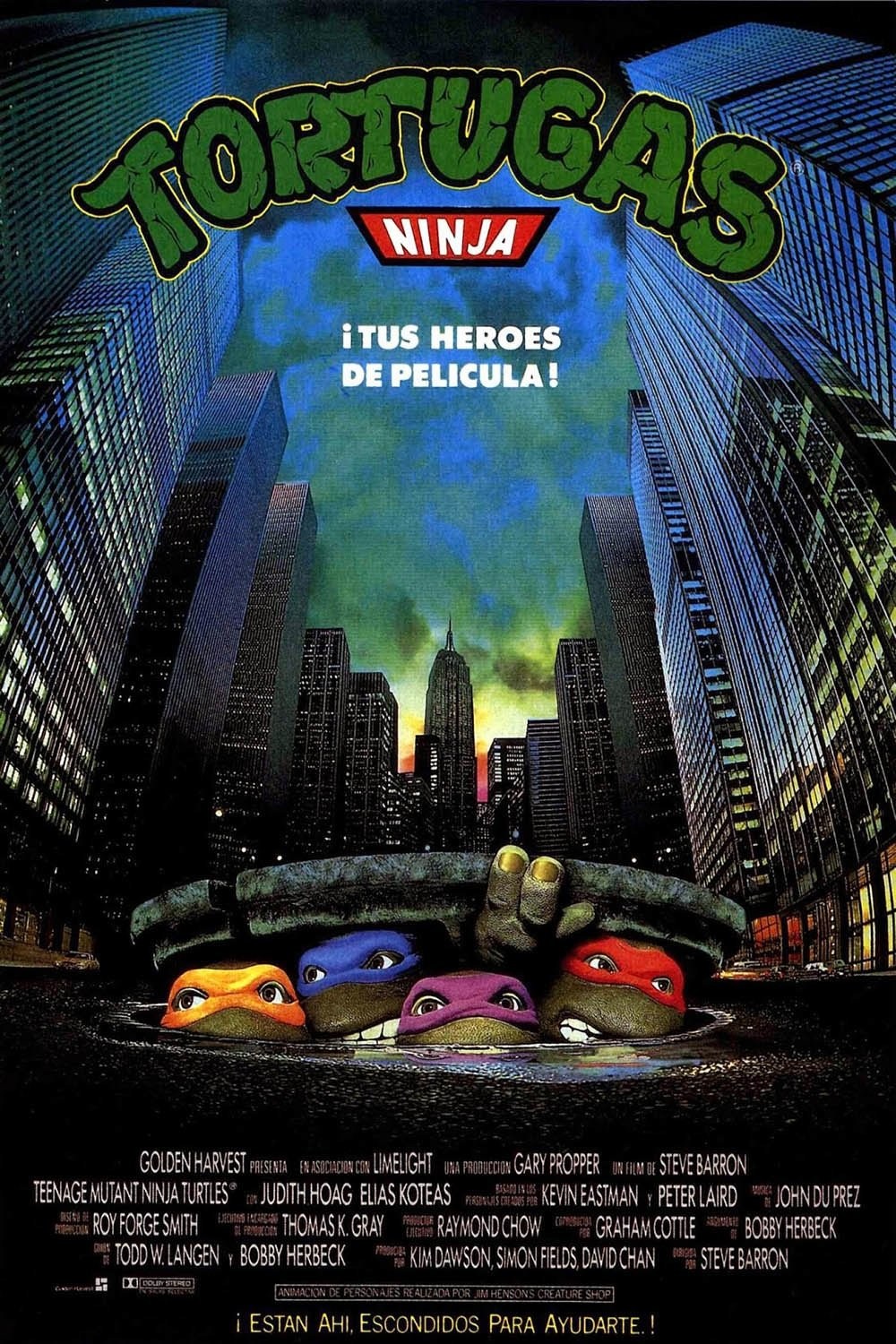 Poster de TORTUGAS NINJA en español