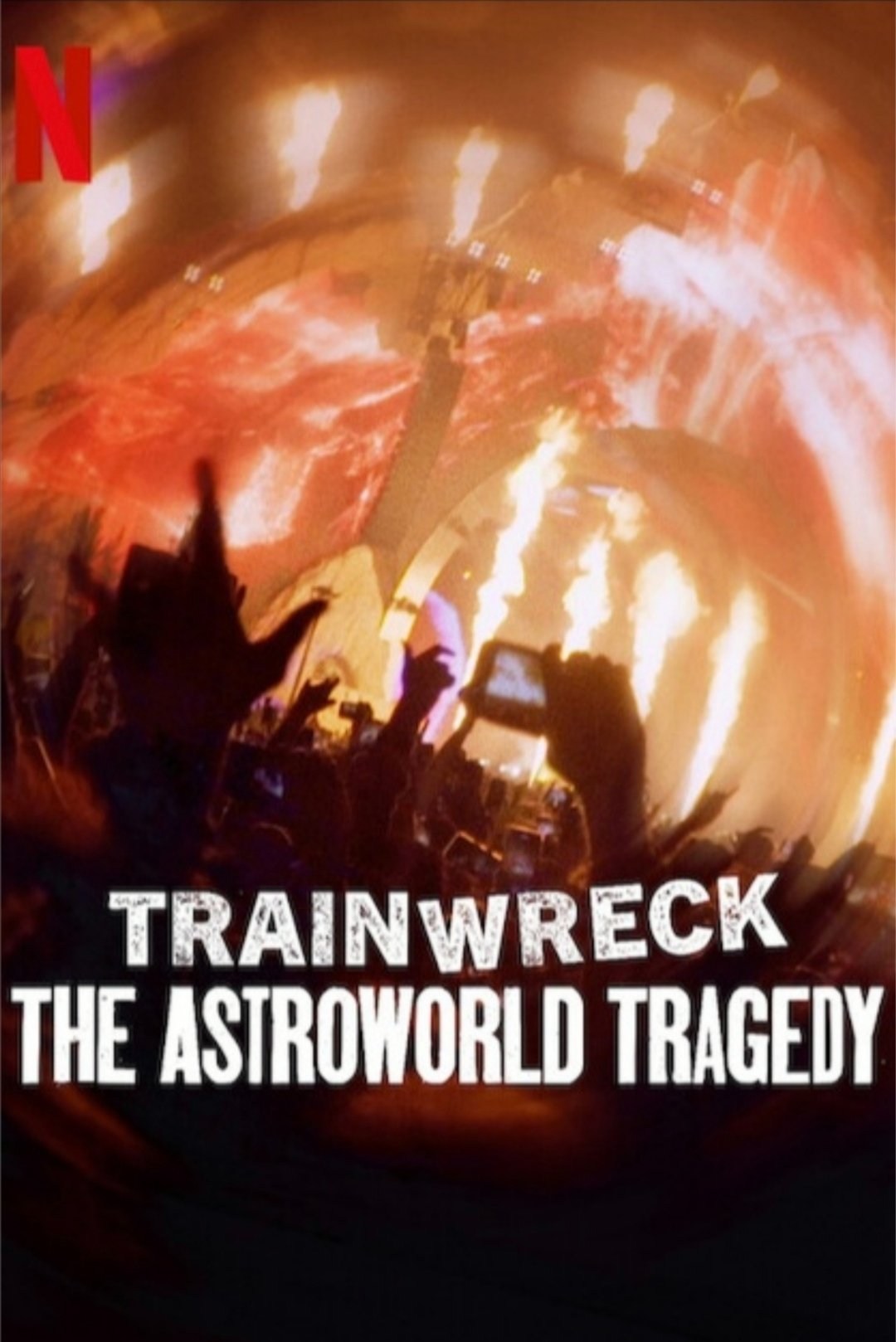 Poster de TRAINWRECK: THE ASTROWORLD TRAGEDY en inglés