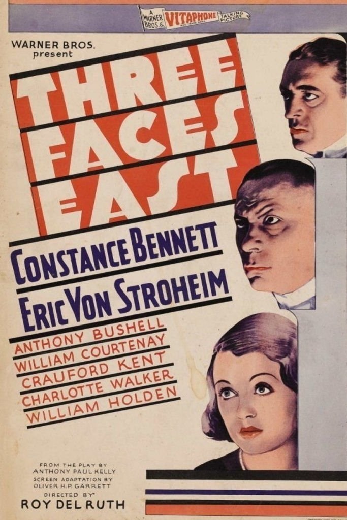 Poster de TRES DE CARA A ORIENTE en inglés