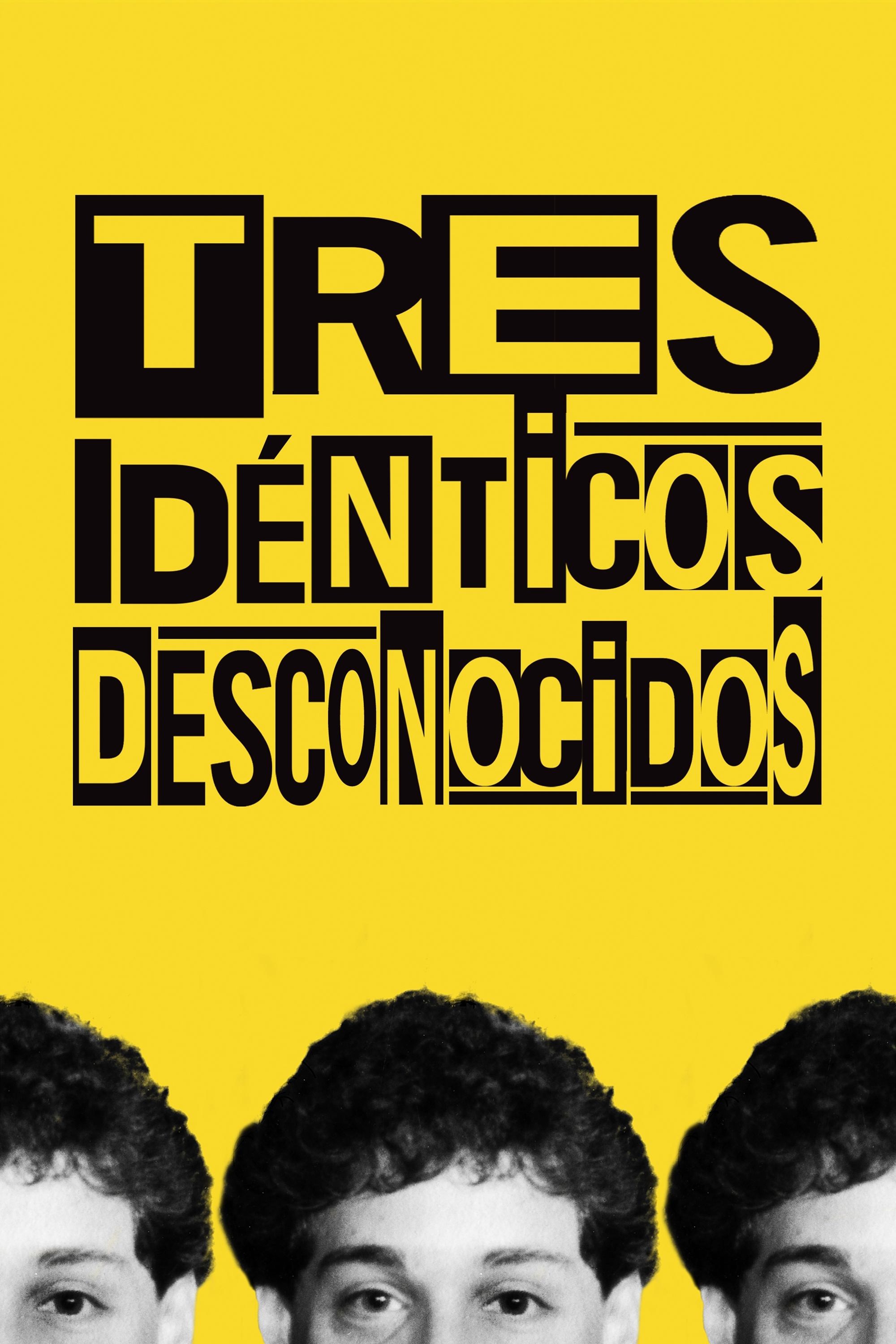 Poster de TRES IDÉNTICOS DESCONOCIDOS en español