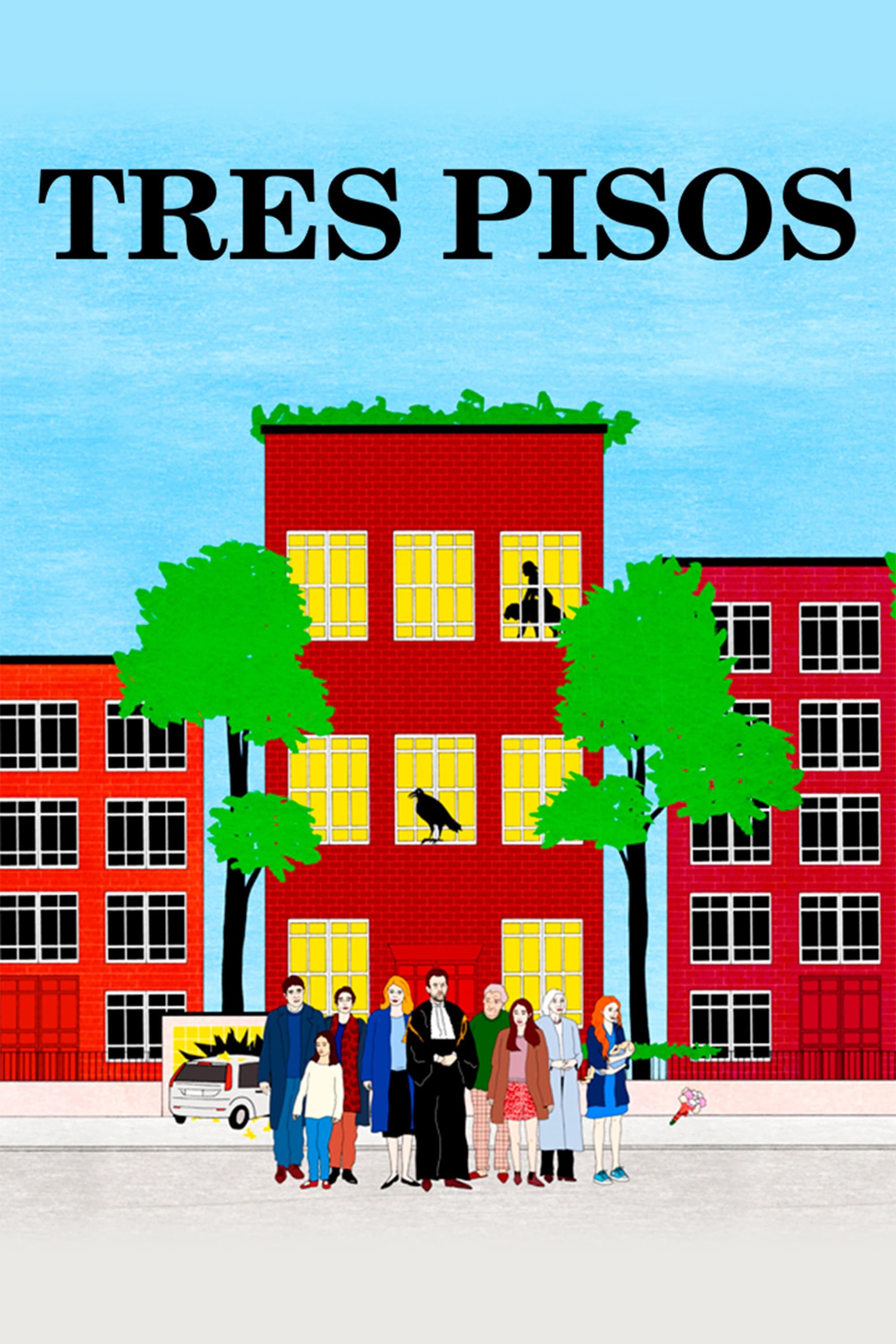 Poster de TRES PISOS en español