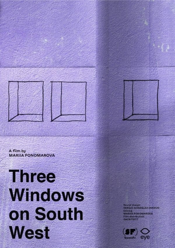 Poster de TRES VENTANAS AL SUROESTE en inglés
