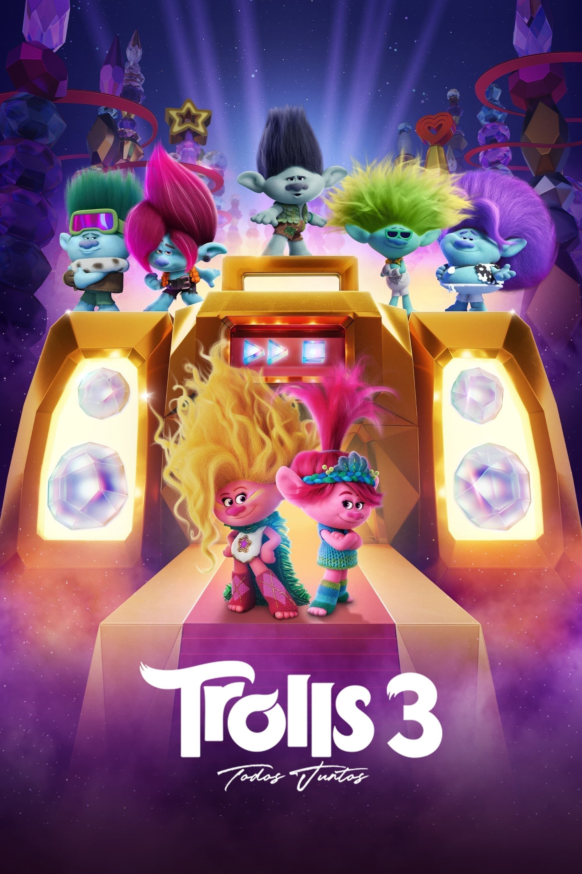 Poster de TROLLS 3: TODOS JUNTOS en español