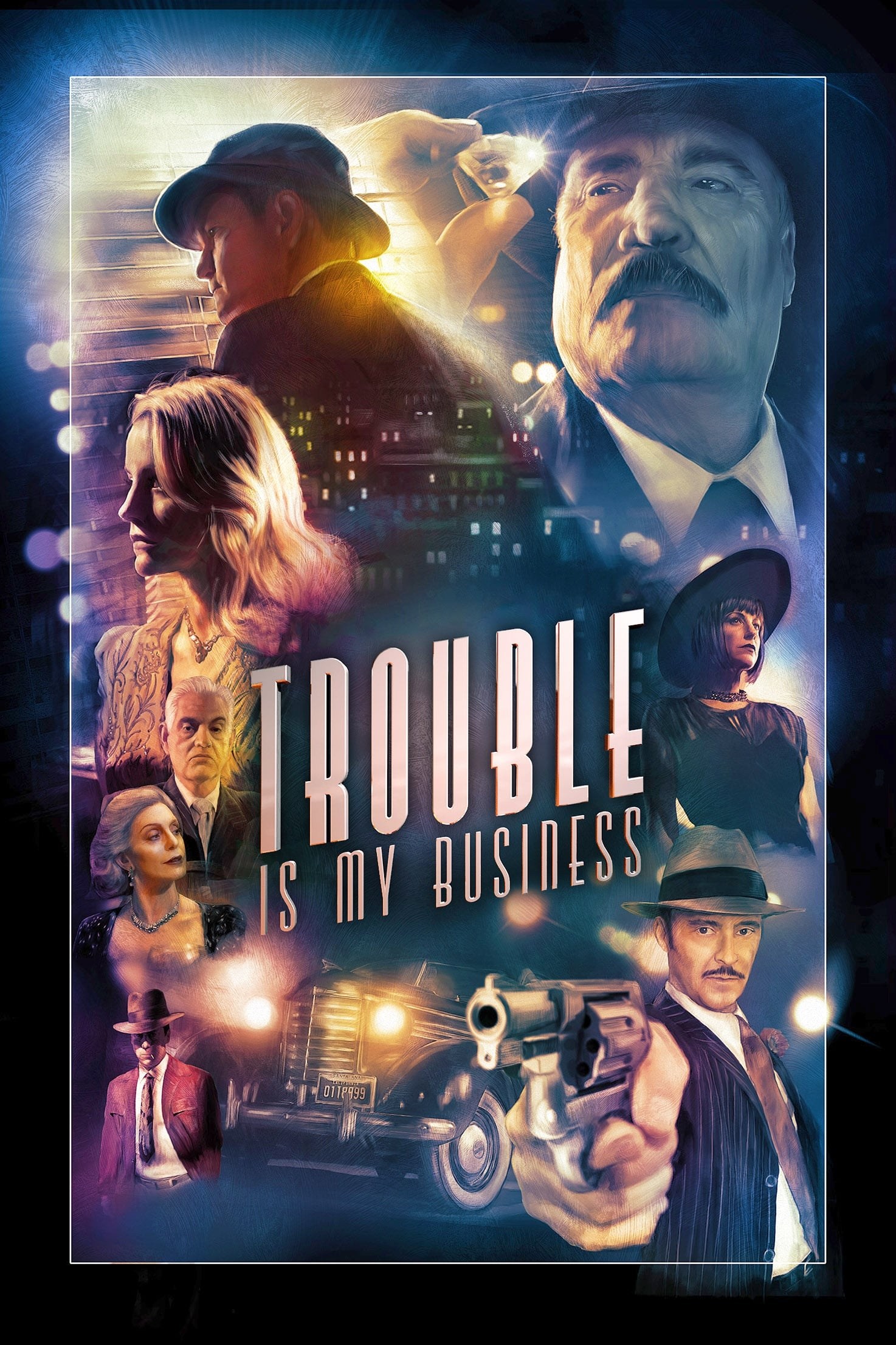 Poster de TROUBLE IS MY BUSINESS en inglés