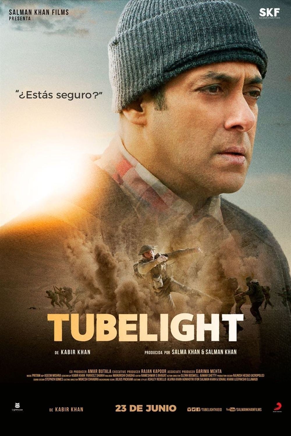 Poster de TUBELIGHT en español