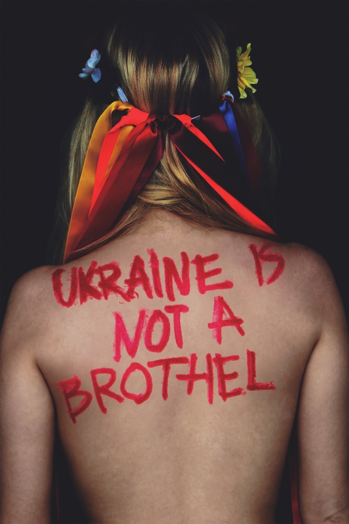Poster de UKRANIA NO ES UN BURDEL en inglés