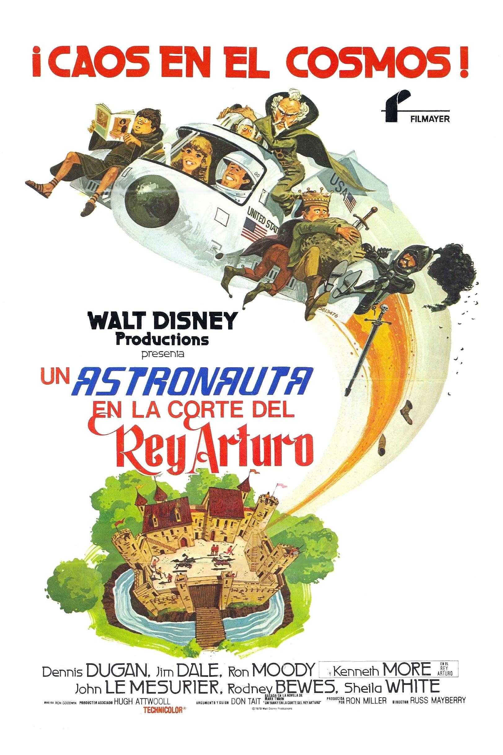 Poster de UN ASTRONAUTA EN LA CORTE DEL REY ARTURO en español