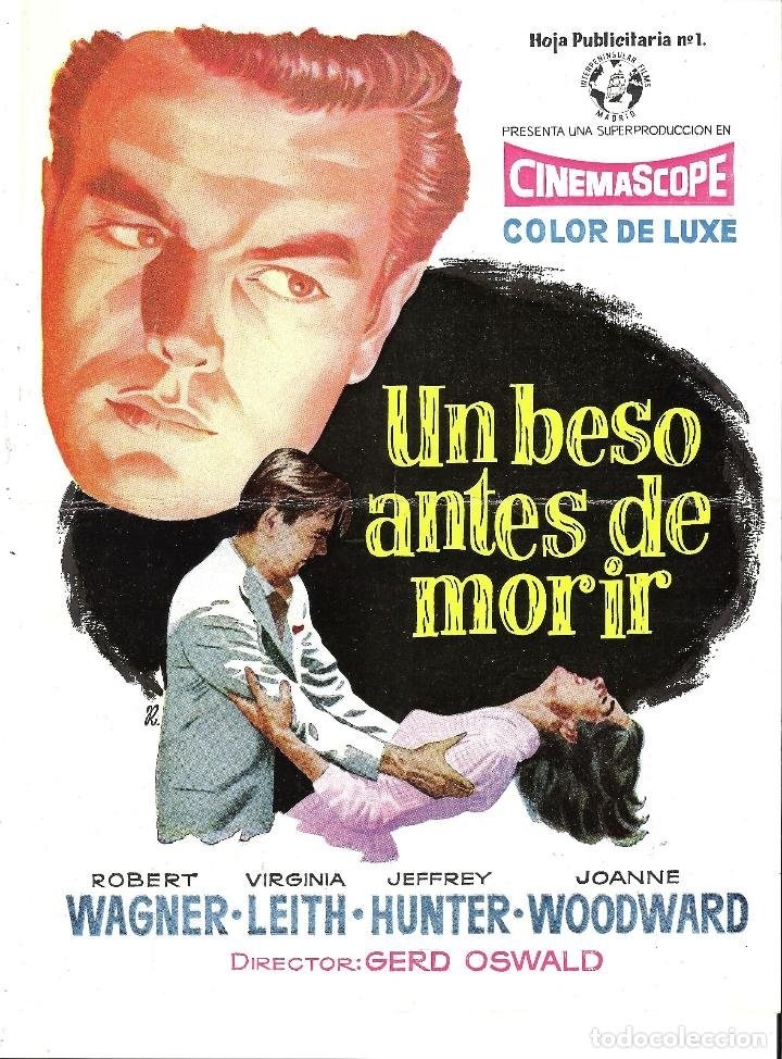 Poster de UN BESO ANTES DE MORIR en español