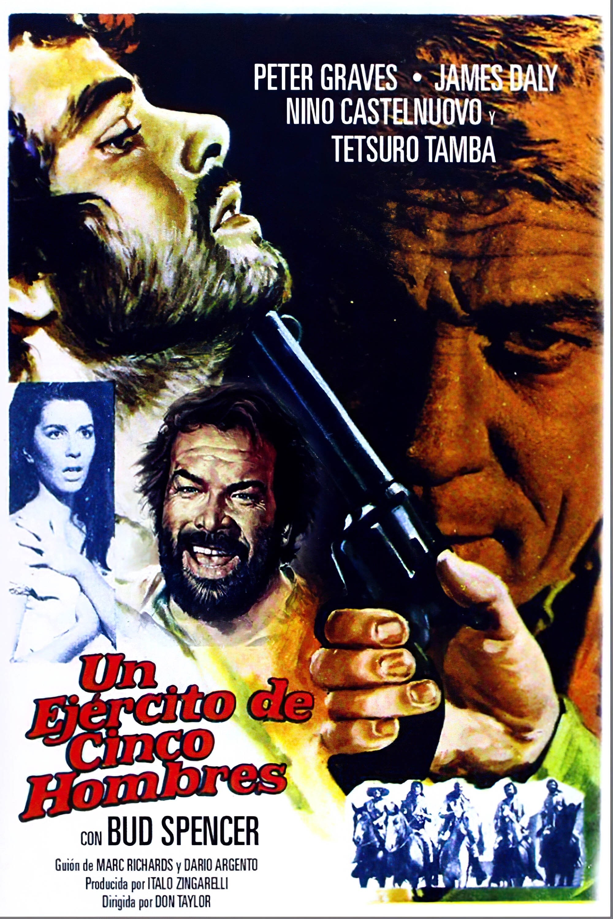 Poster de UN EJÉRCITO DE CINCO HOMBRES en español