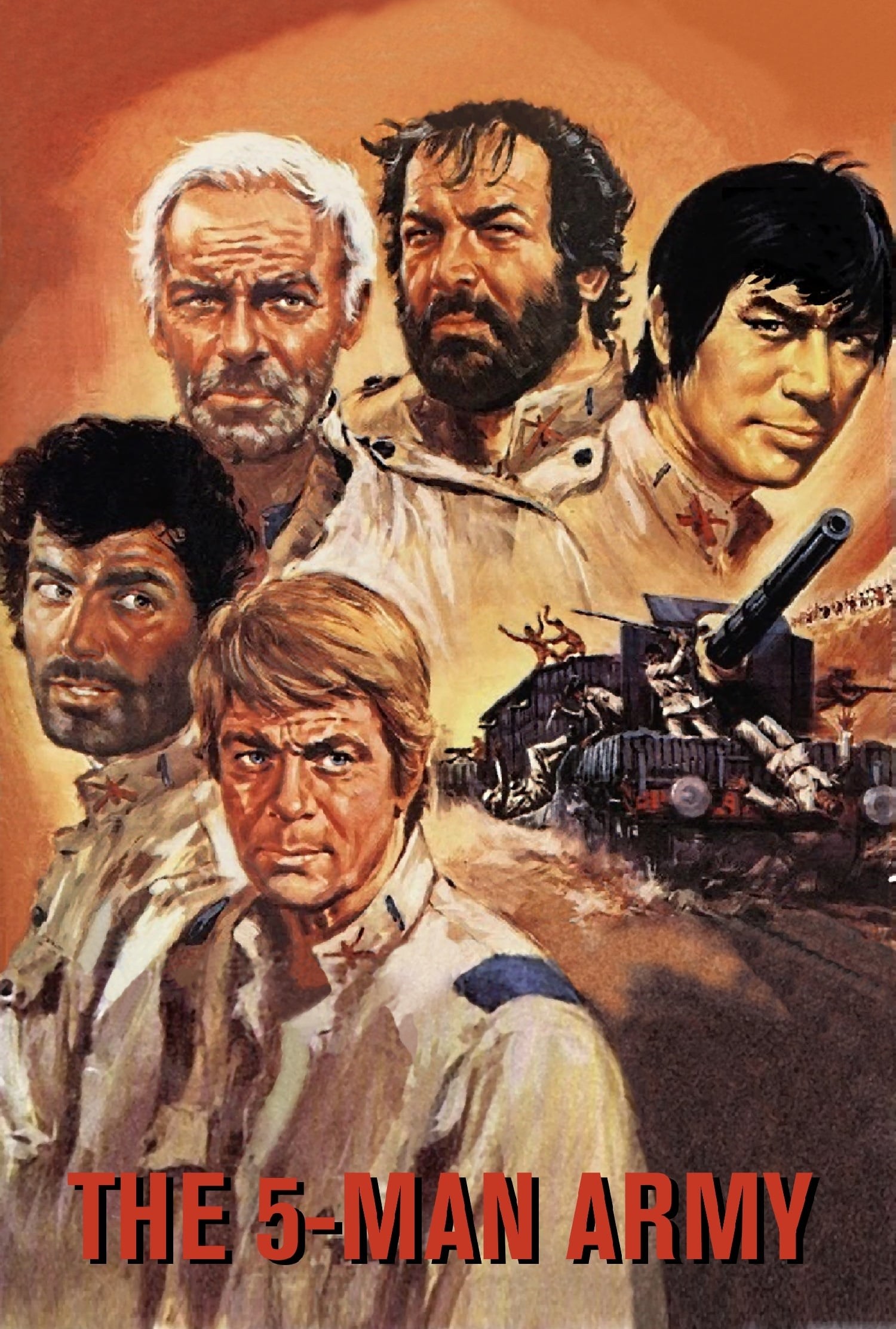 Poster de UN EJÉRCITO DE CINCO HOMBRES en inglés