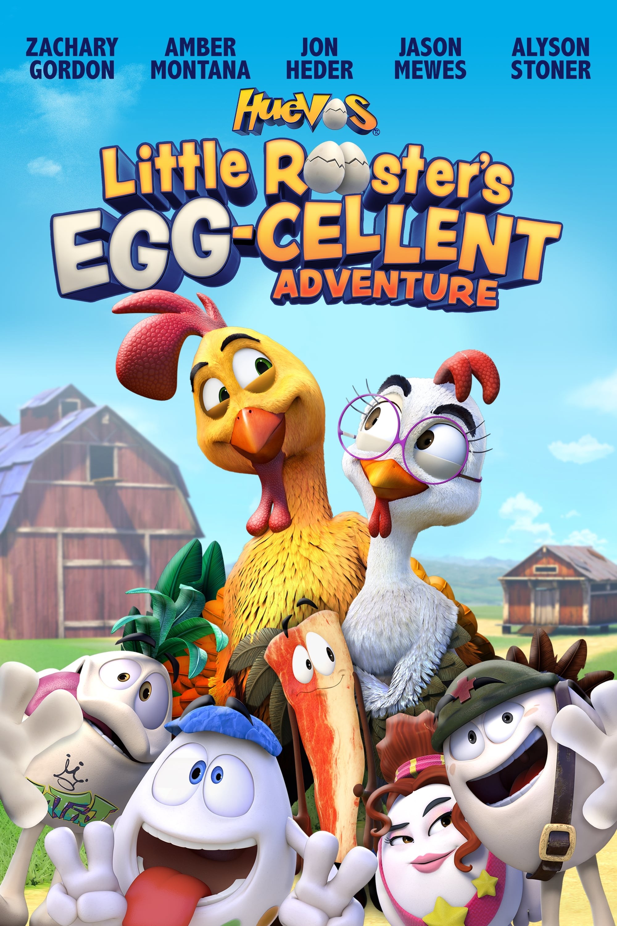 Poster de UN GALLO CON MUCHOS HUEVOS en inglés