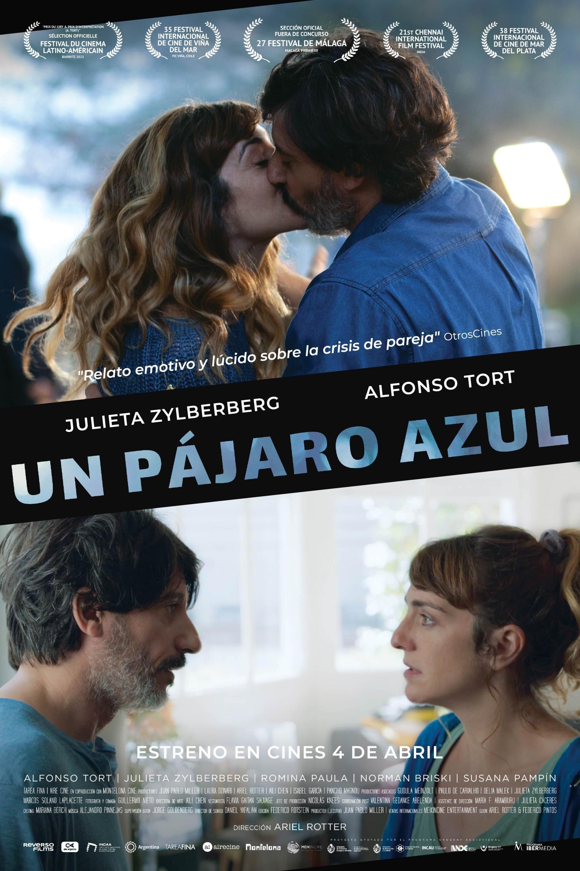 Poster de UN PÁJARO AZUL en español