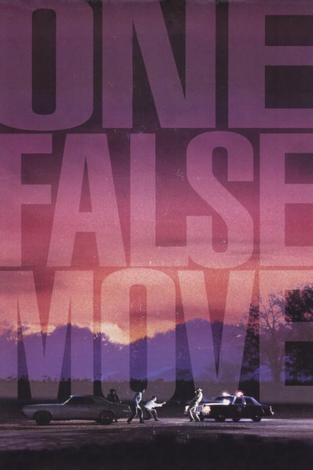 Poster de UN PASO EN FALSO en inglés