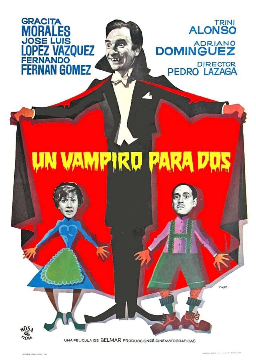 Poster de UN VAMPIRO PARA DOS