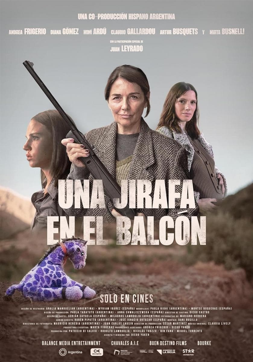 Poster de UNA JIRAFA EN EL BALCÓN en español