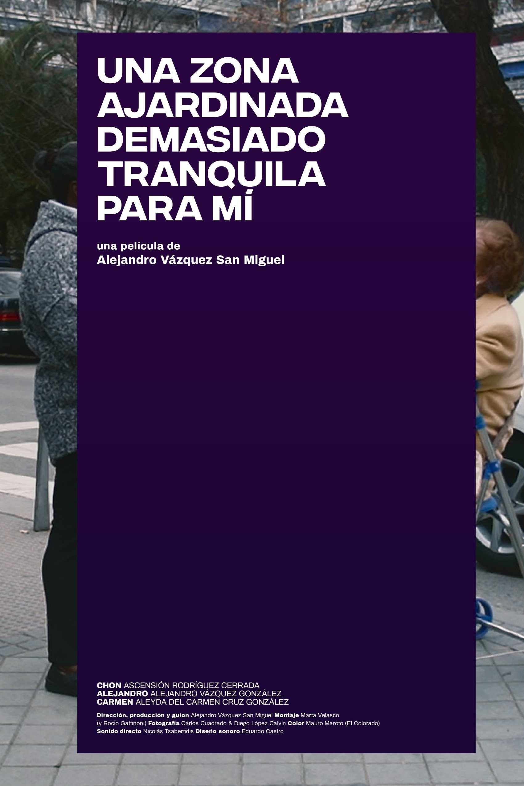 Poster de UNA ZONA AJARDINADA DEMASIADO TRANQUILA PARA MÍ en español