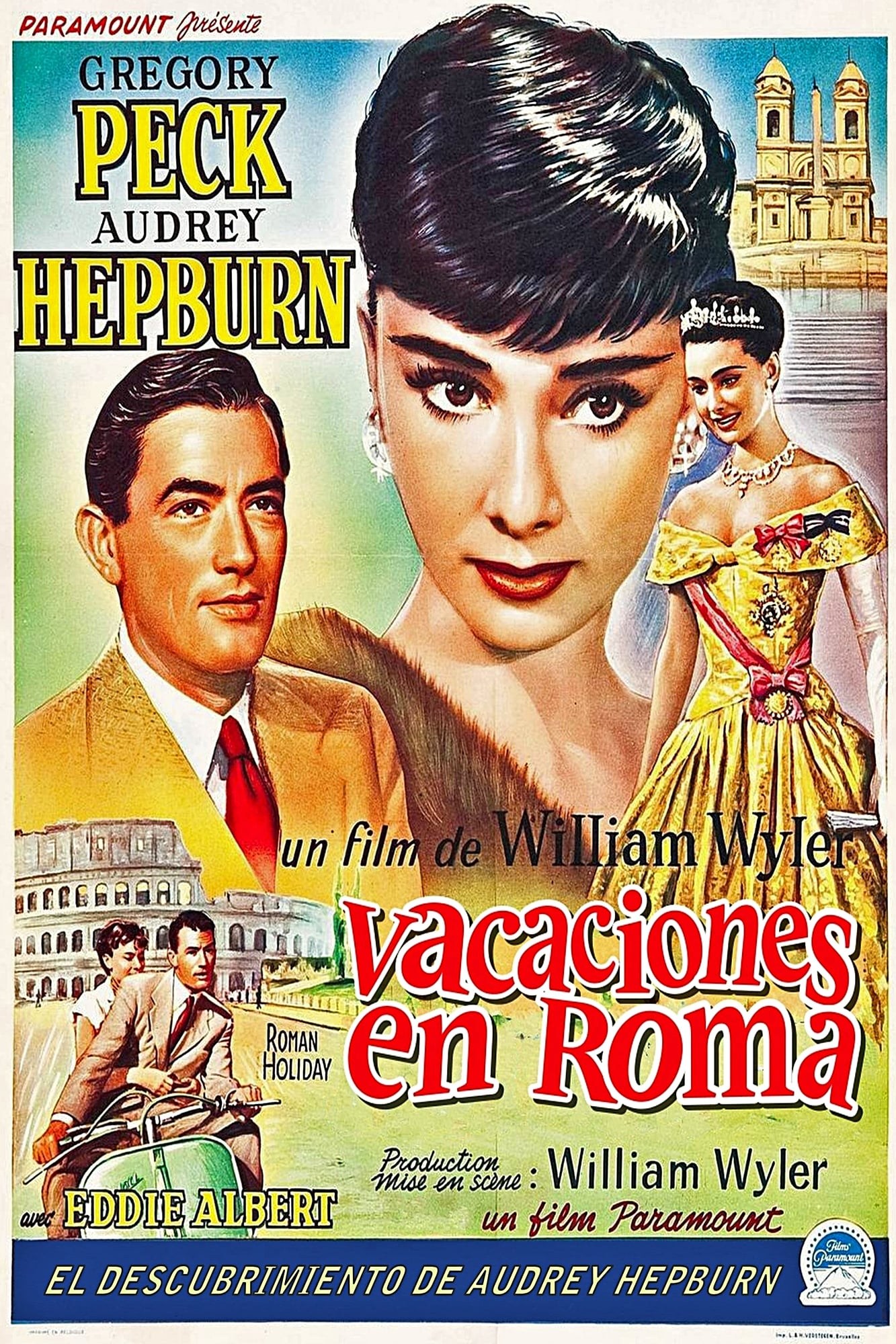 Poster de VACACIONES EN ROMA en español