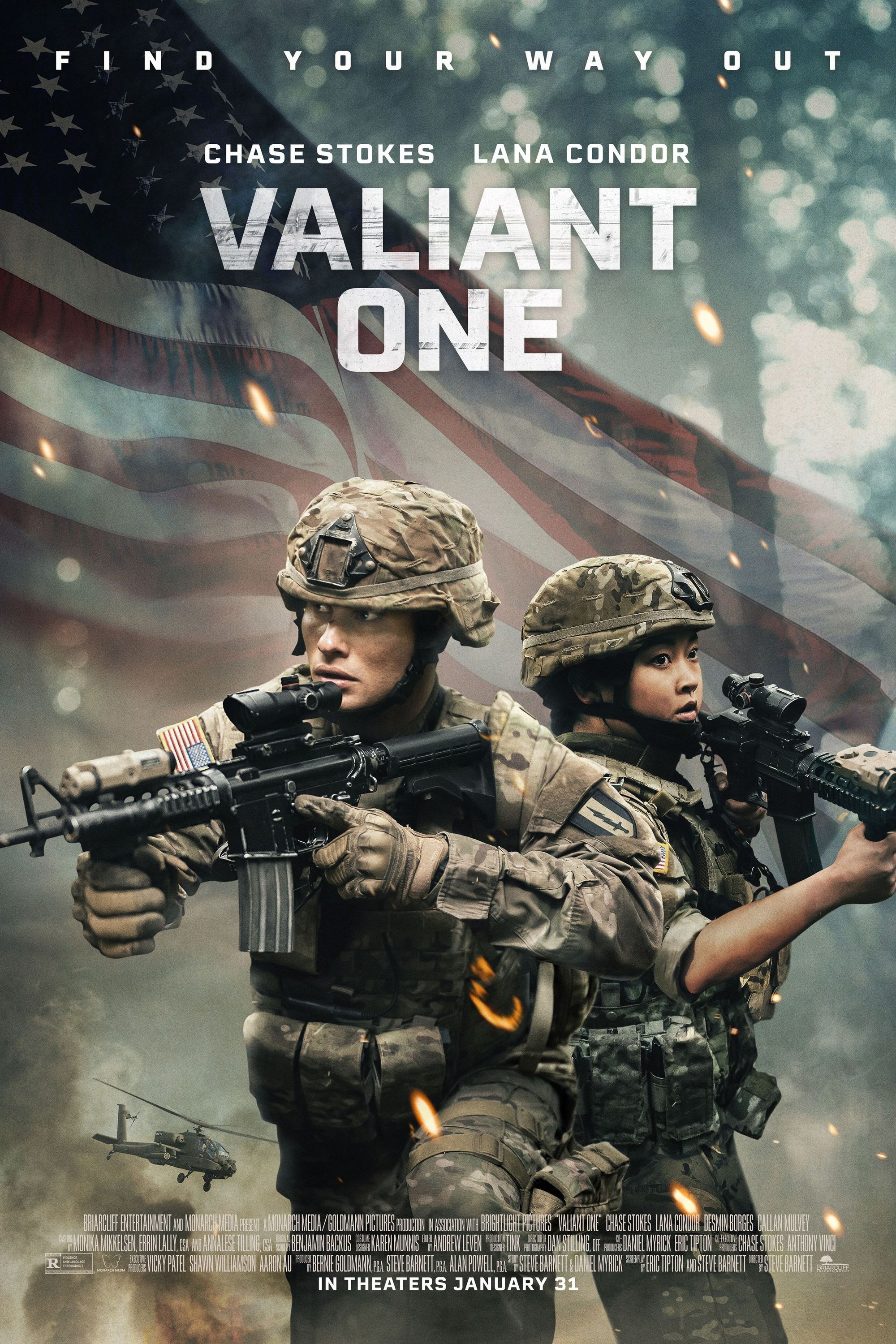 Poster de VALIANT ONE en inglés