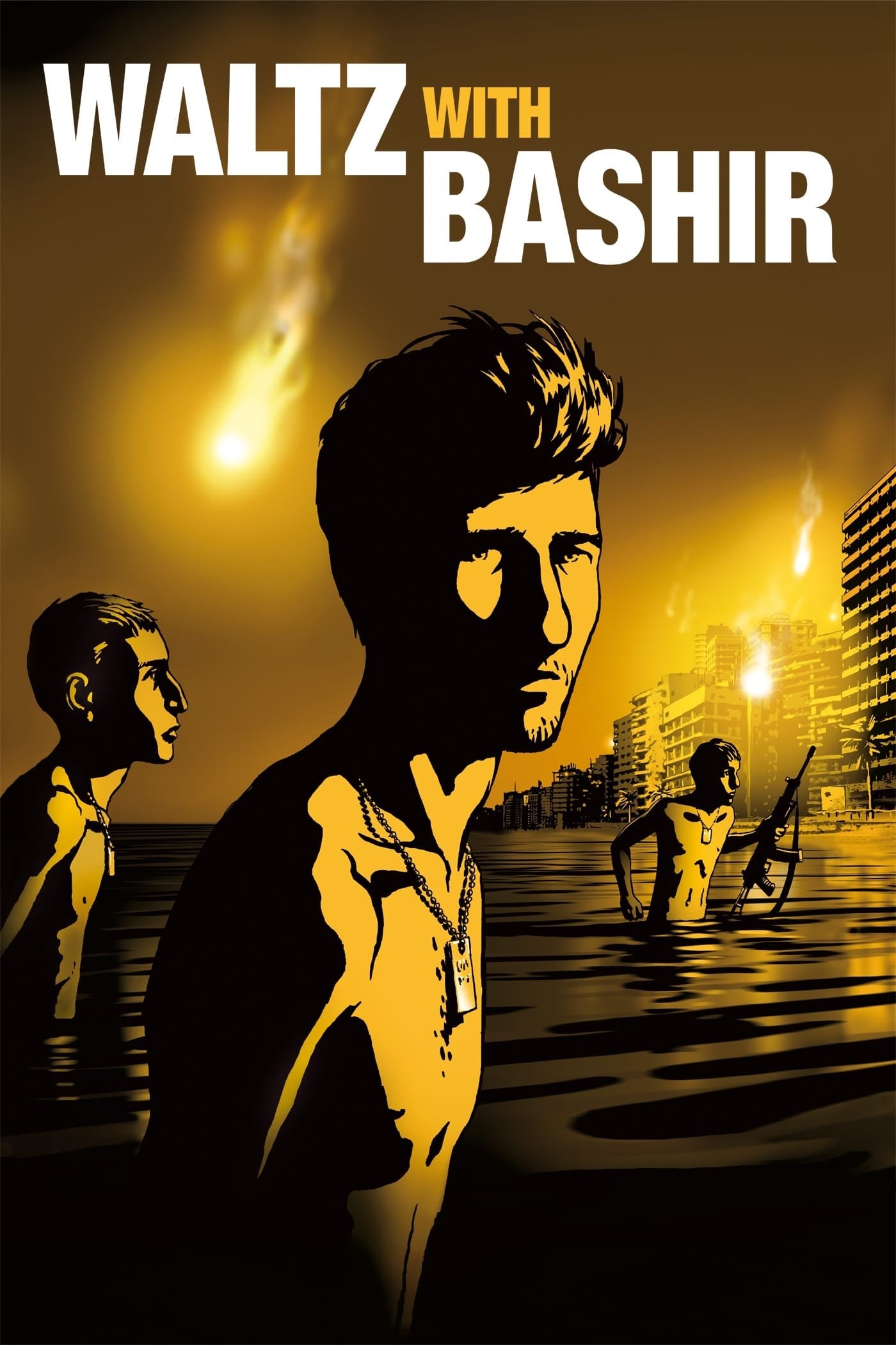 Poster de VALS CON BASHIR en inglés
