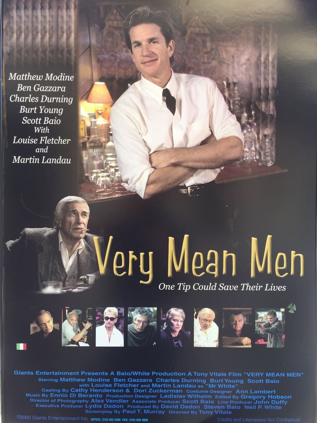 Poster de VERY MEAN MEN en inglés