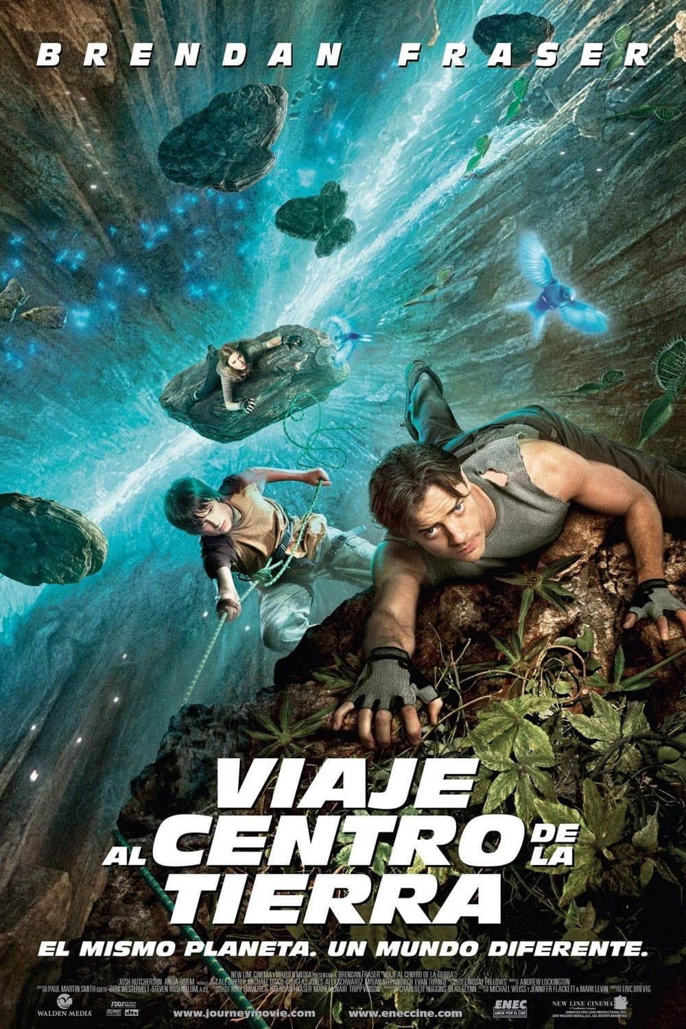 Poster de VIAJE AL CENTRO DE LA TIERRA en español