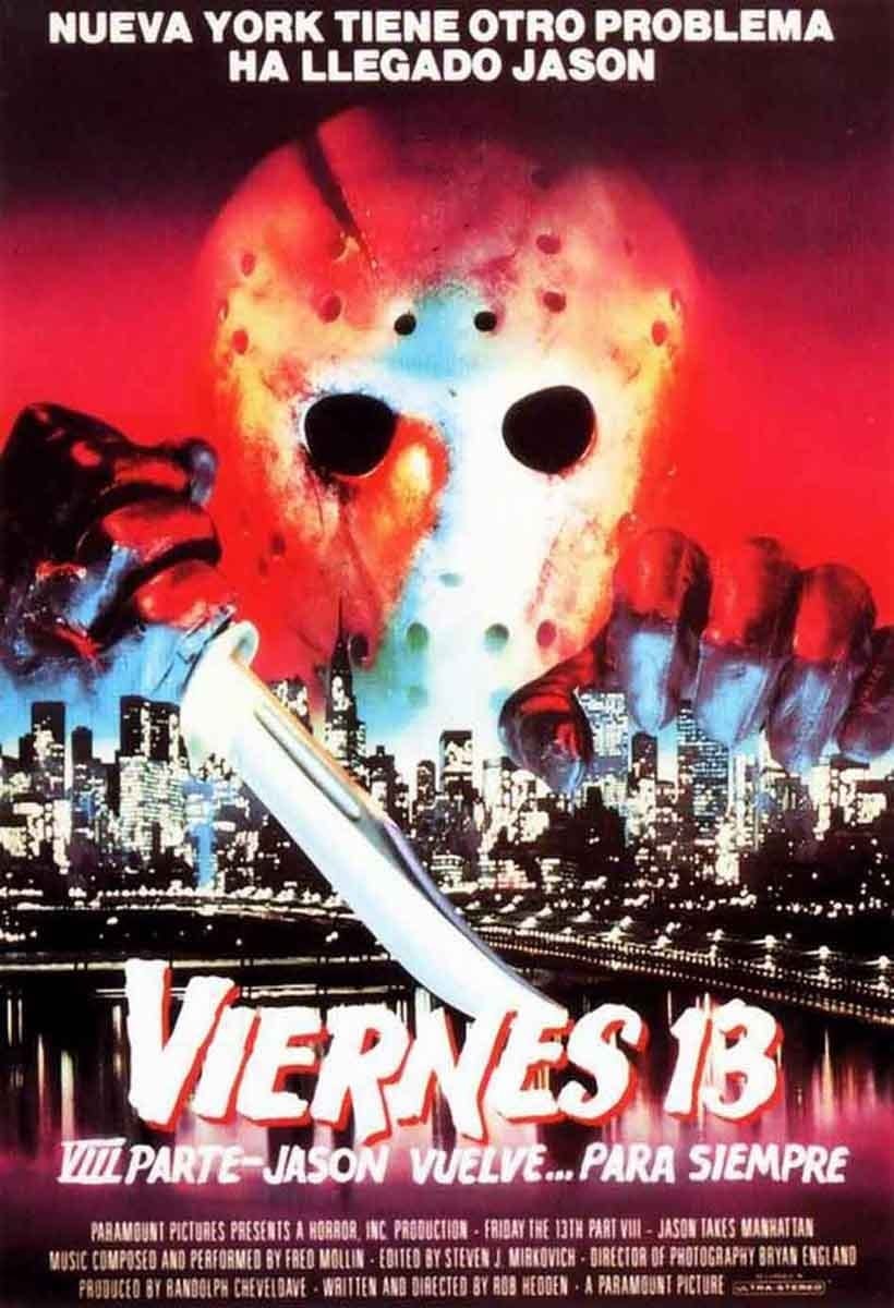Poster de VIERNES 13 VIII: JASON TOMA MANHATTAN en español