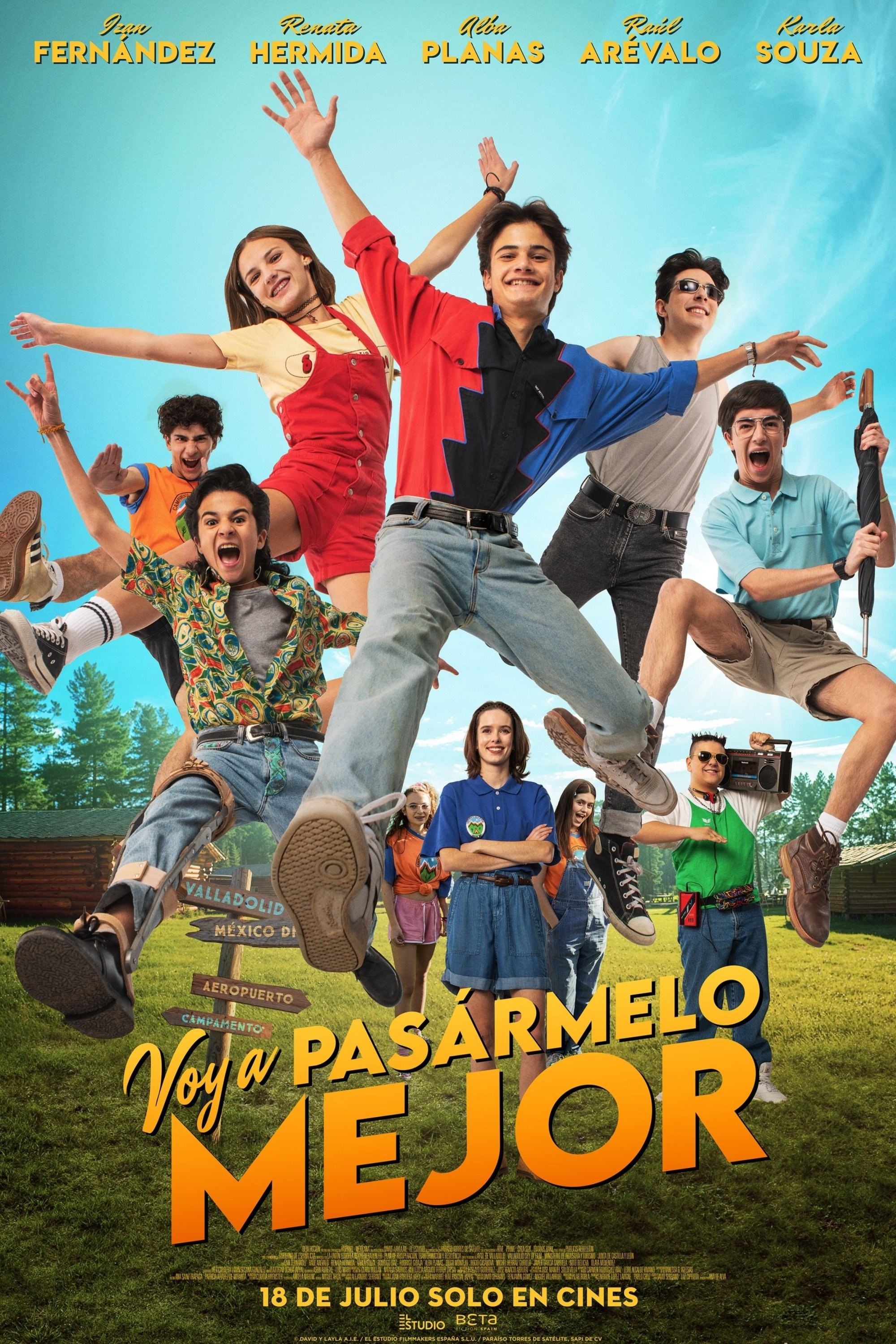 Poster de VOY A PASÁRMELO MEJOR en español