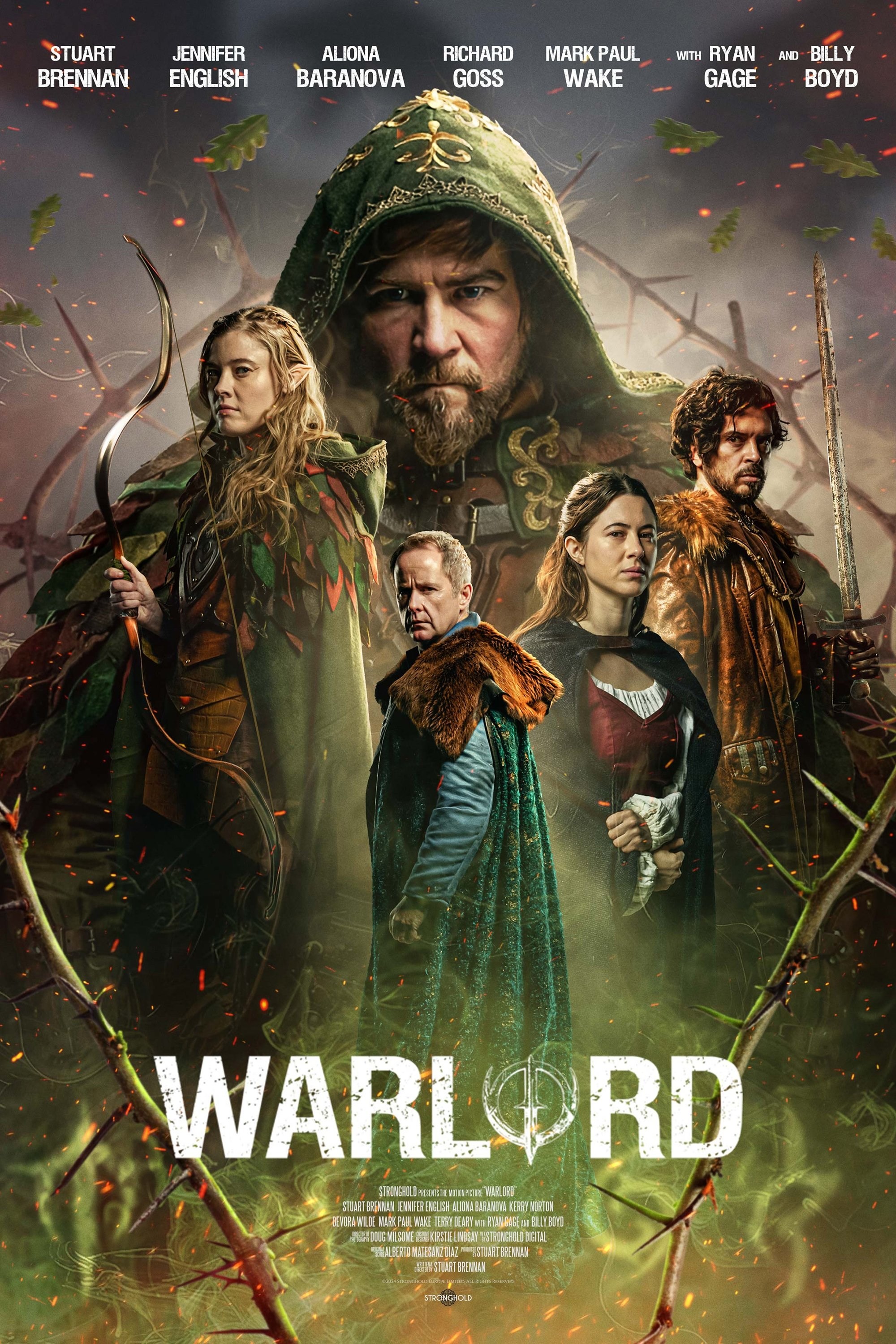 Poster de WARLORD en inglés