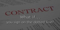 What If You Sign on the Dotted Line?