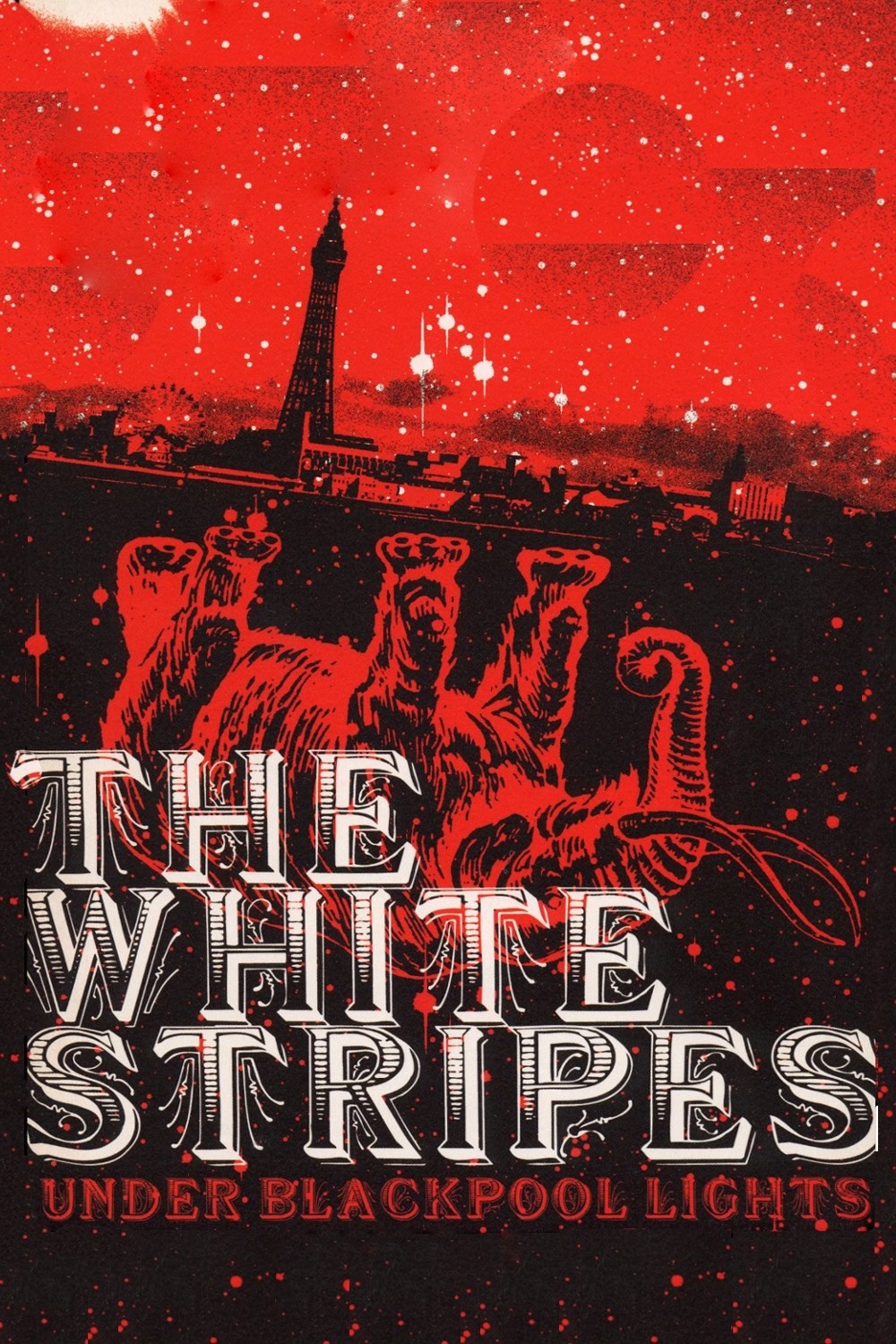 Poster de WHITE STRIPES: UNDER BLACKPOOL LIGHTS en inglés