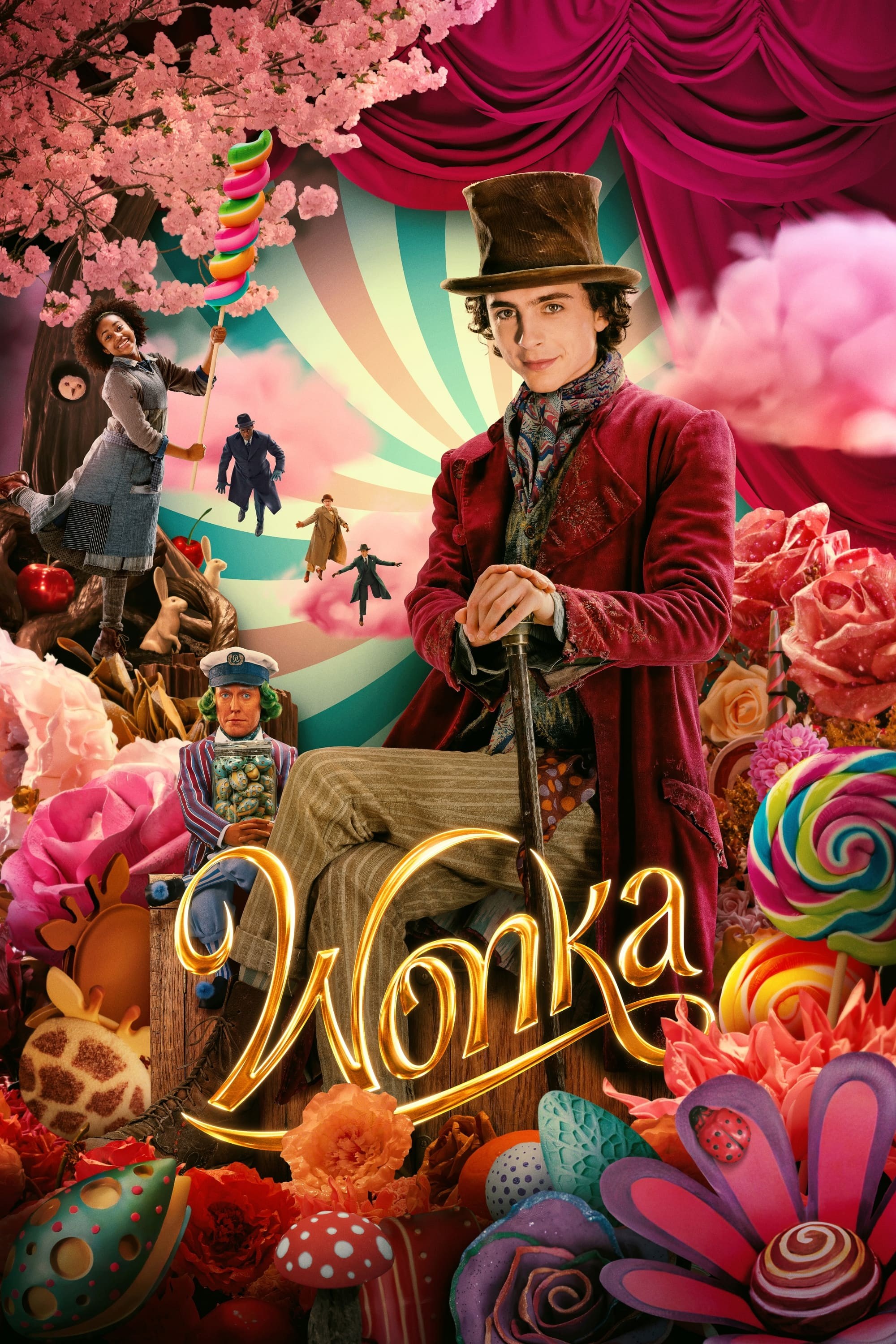 Poster de WONKA en inglés