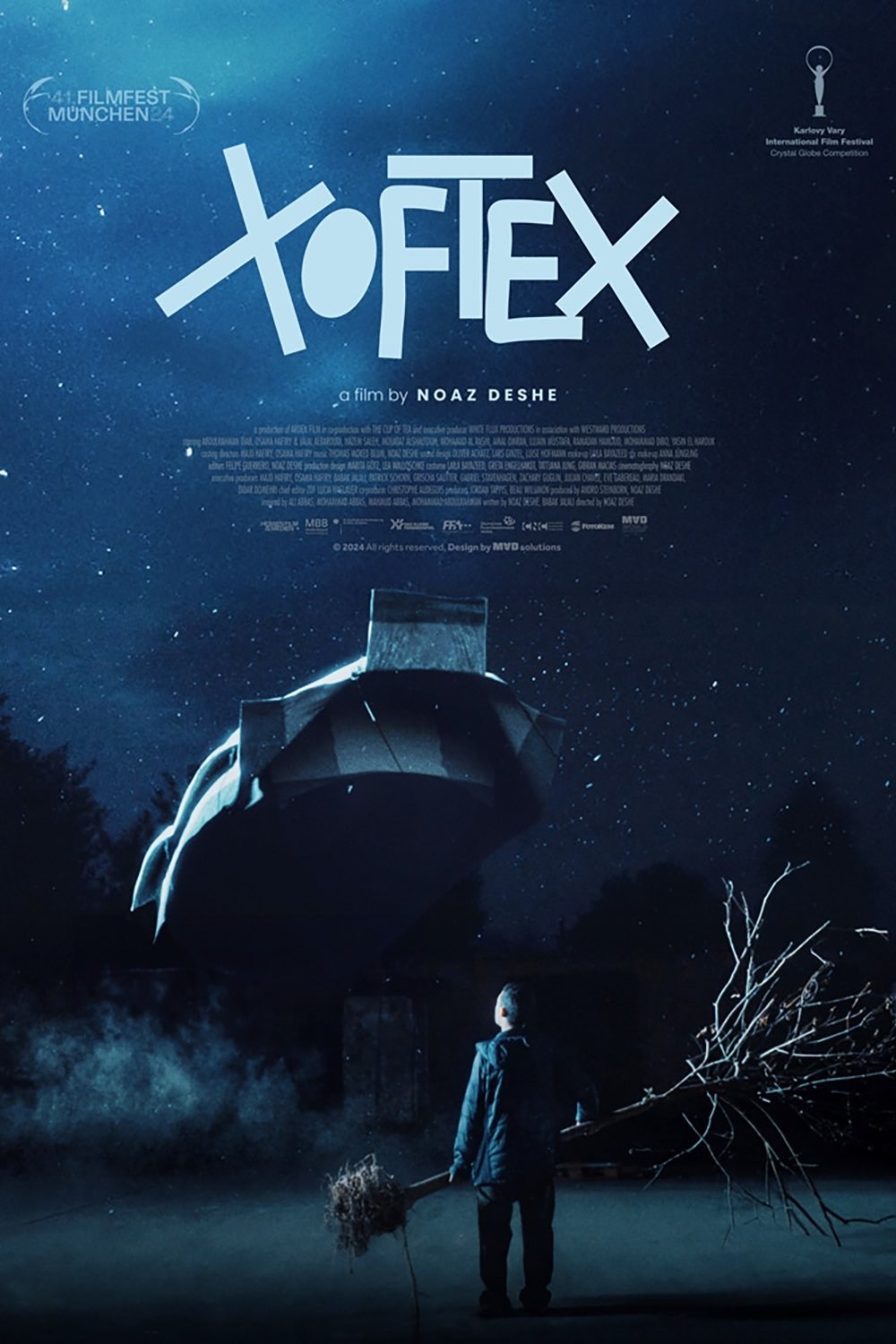 Poster de XOFTEX en inglés