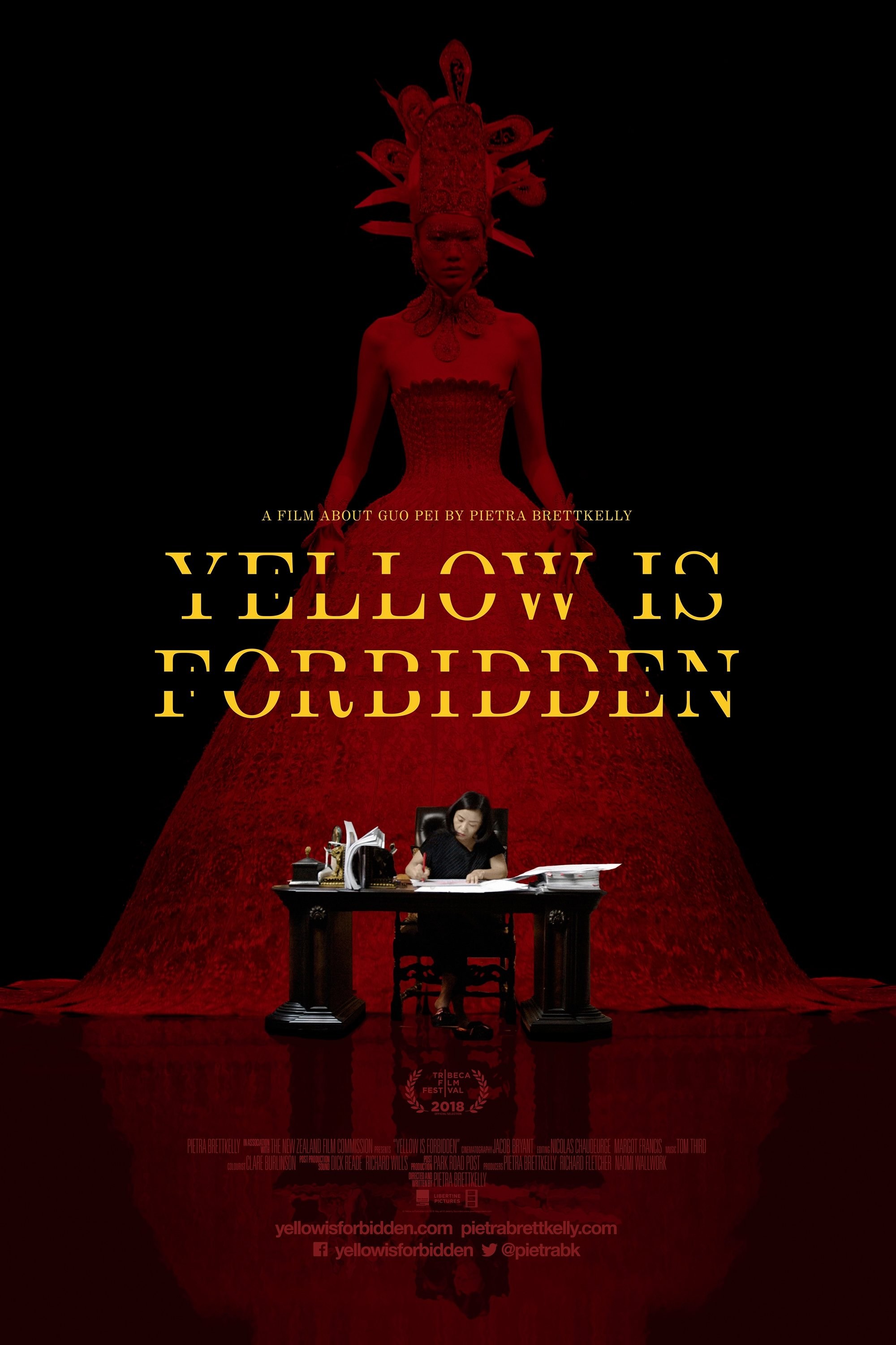 Poster de YELLOW IS FORBIDDEN en inglés