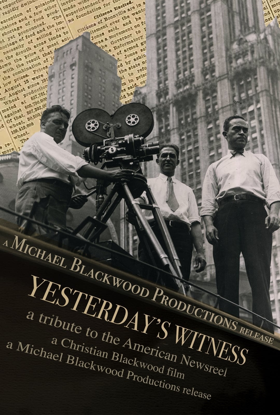 Poster de YESTERDAY'S WITNESS en inglés